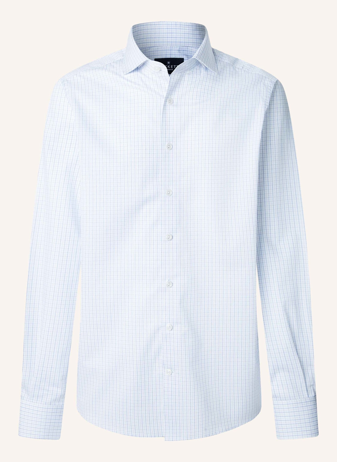 HACKETT LONDON Freizeithemd FORMAL GRAPH CHK: HELLBLAU