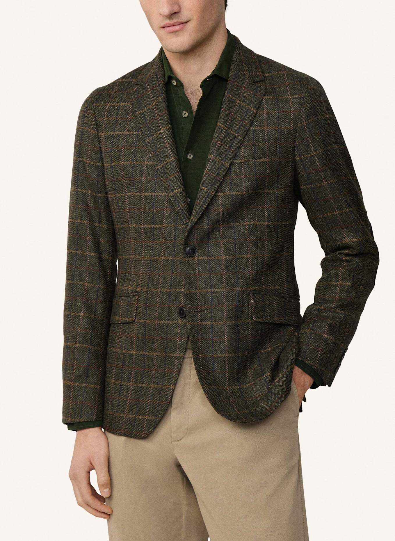 HACKETT LONDON Blazer GREEN TATTERSAL EP: GRÜN