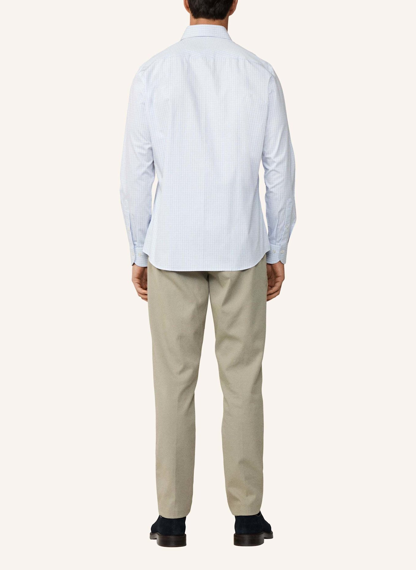 HACKETT LONDON Freizeithemd FORMAL GRAPH CHK: HELLBLAU