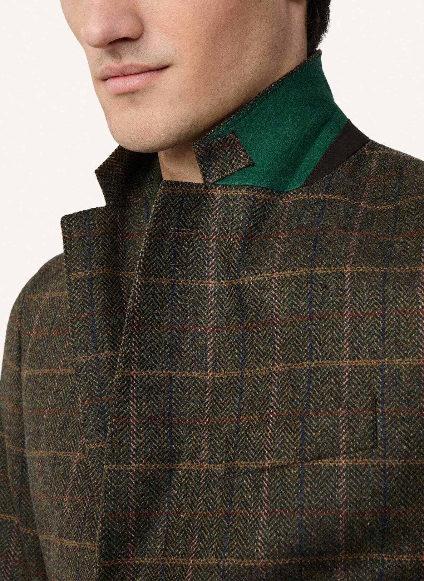 HACKETT LONDON Blazer GREEN TATTERSAL EP: GRÜN
