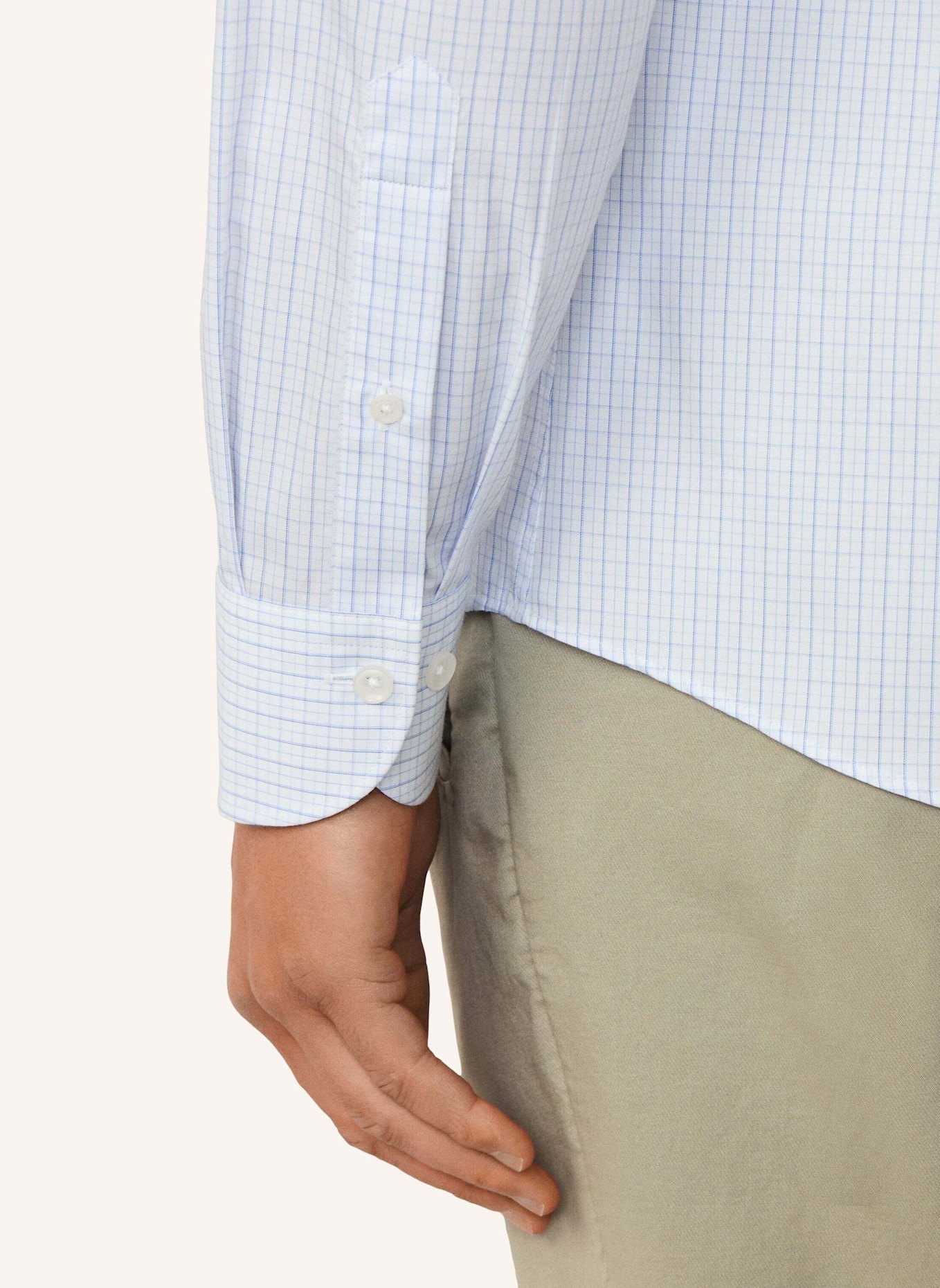 HACKETT LONDON Freizeithemd FORMAL GRAPH CHK: HELLBLAU