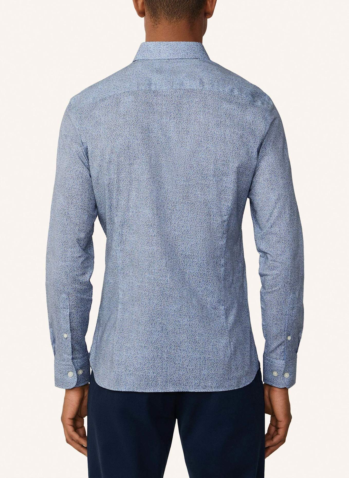 HACKETT LONDON Freizeithemd PAINTED FLORAL PRINT: BLAU