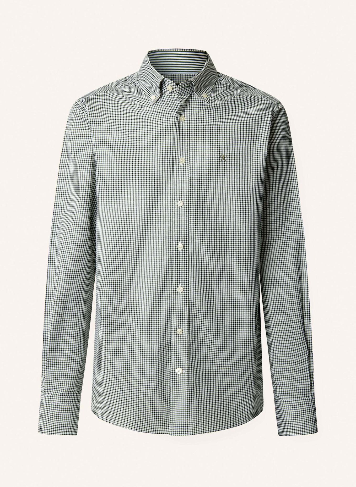 HACKETT LONDON Freizeithemd ESS GINGHAM: GRÜN