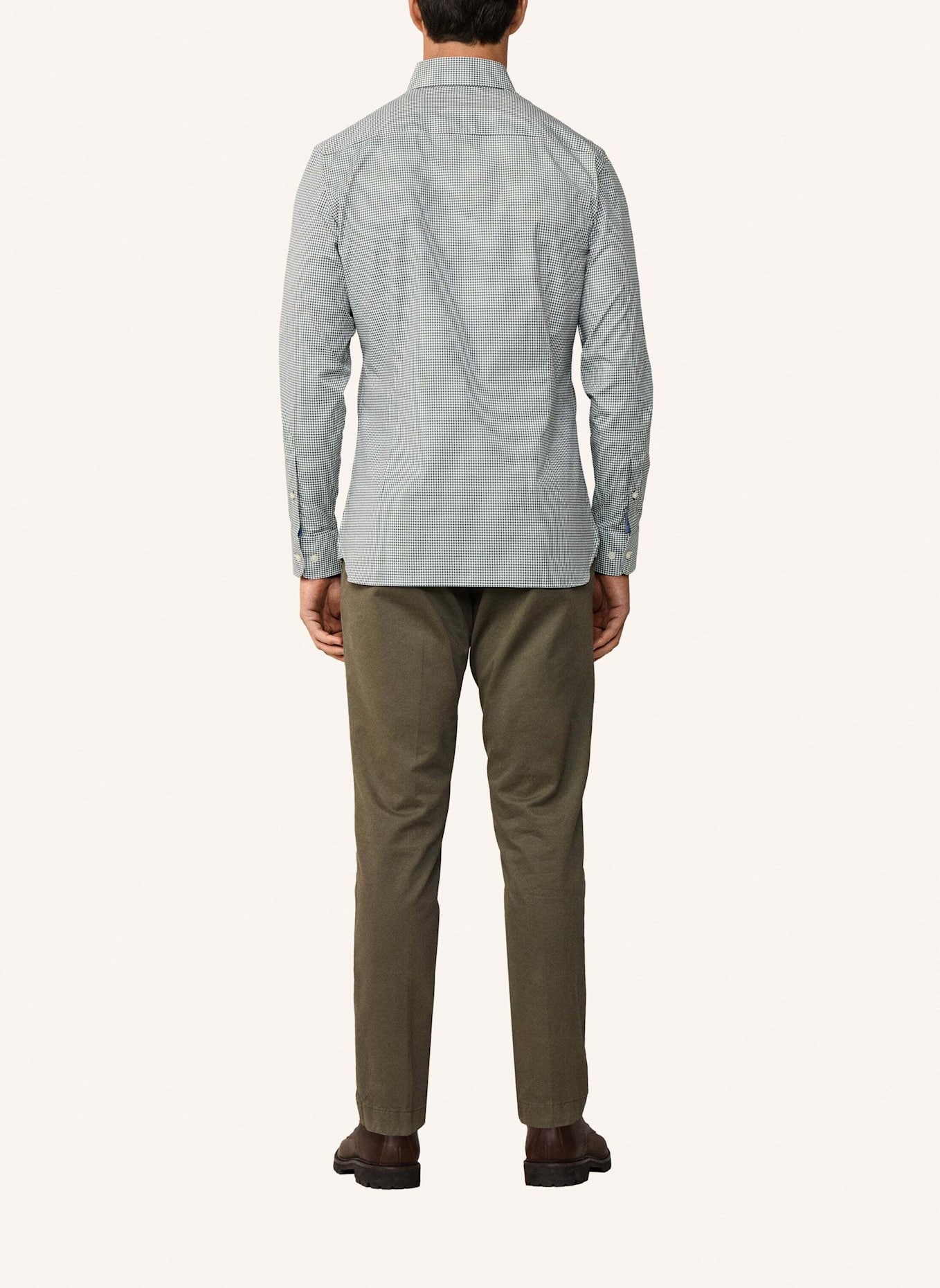 HACKETT LONDON Freizeithemd ESS GINGHAM: GRÜN