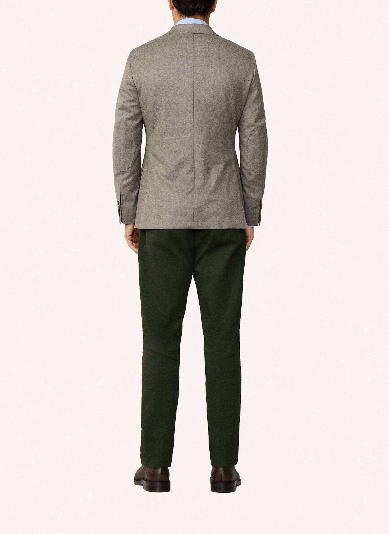 HACKETT LONDON Sakko PERFORMANCE FLANNEL: TAUPE/ HELLBRAUN