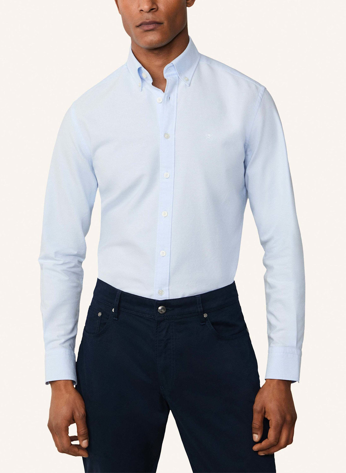 HACKETT LONDON Oxfordhemd Slim Fit: HELLBLAU
