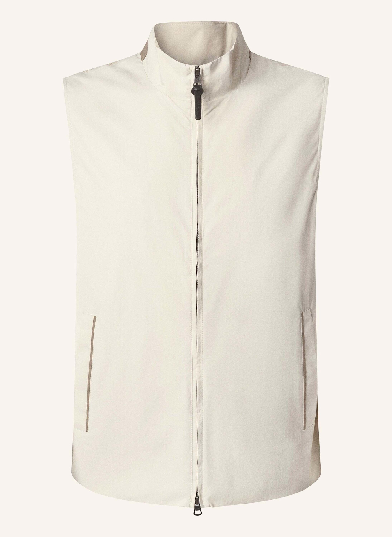 HACKETT LONDON Gilet HYBRID KNIT GILET: BEIGE