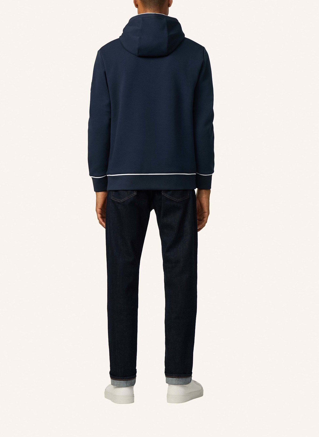 HACKETT LONDON Hoodieshirt HS SPORTING CLUB HDY: DUNKELBLAU