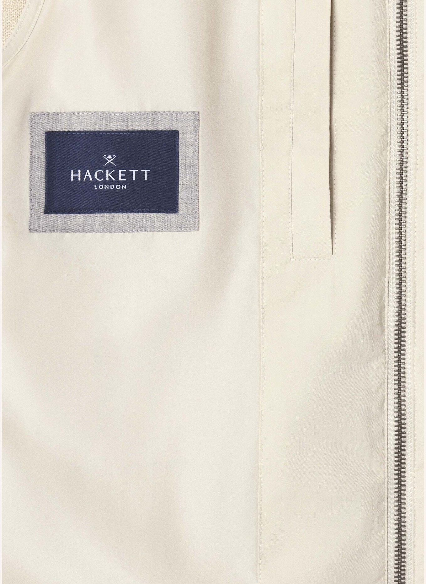 HACKETT LONDON Gilet HYBRID KNIT GILET: BEIGE