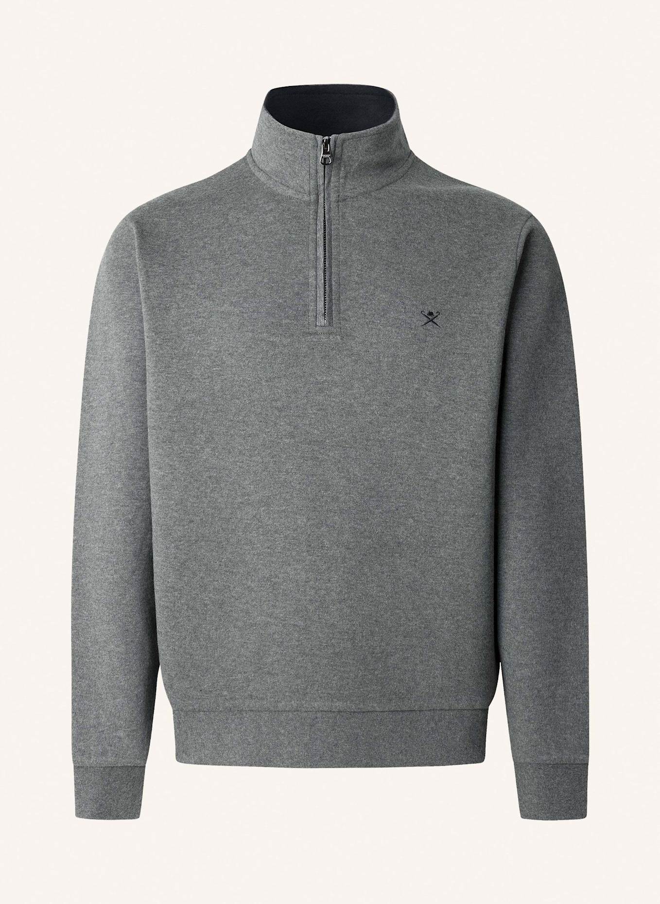 HACKETT LONDON Sweatshirt NEW DOUBLE KNIT HZ: DUNKELGRAU