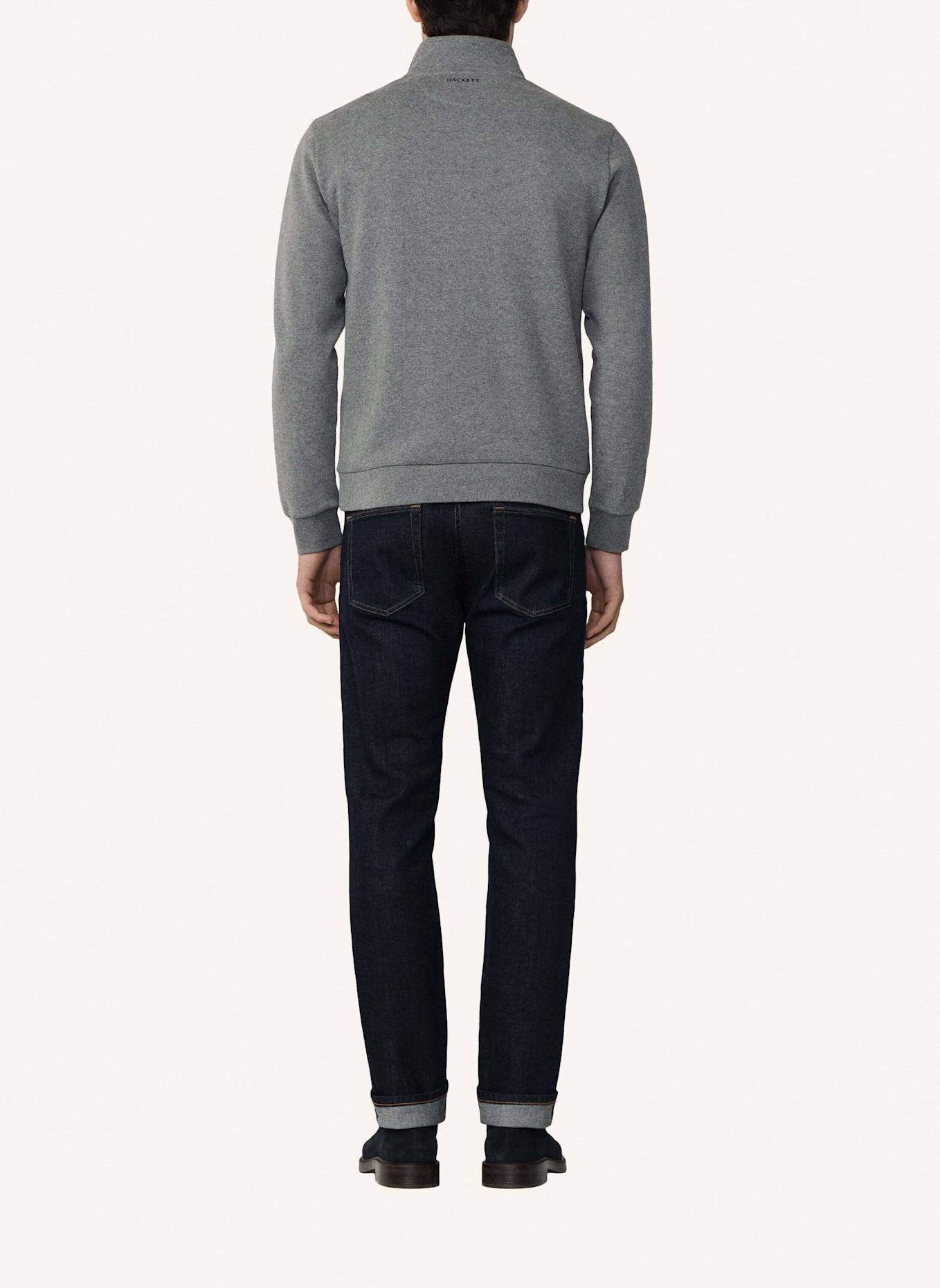 HACKETT LONDON Sweatshirt NEW DOUBLE KNIT HZ: DUNKELGRAU