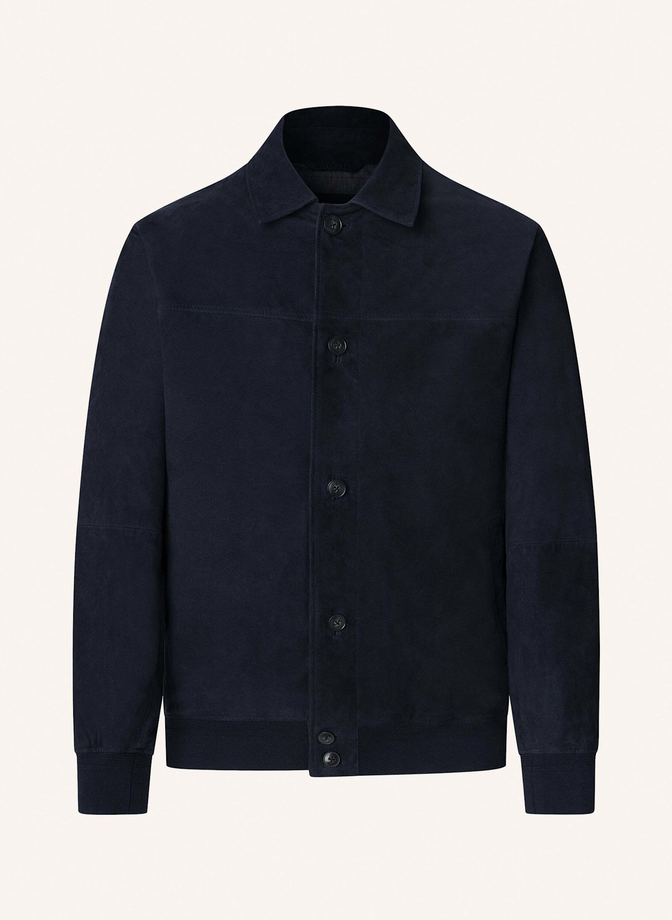 HACKETT LONDON Fieldjacket SUEDE BLOUSON: BLAU