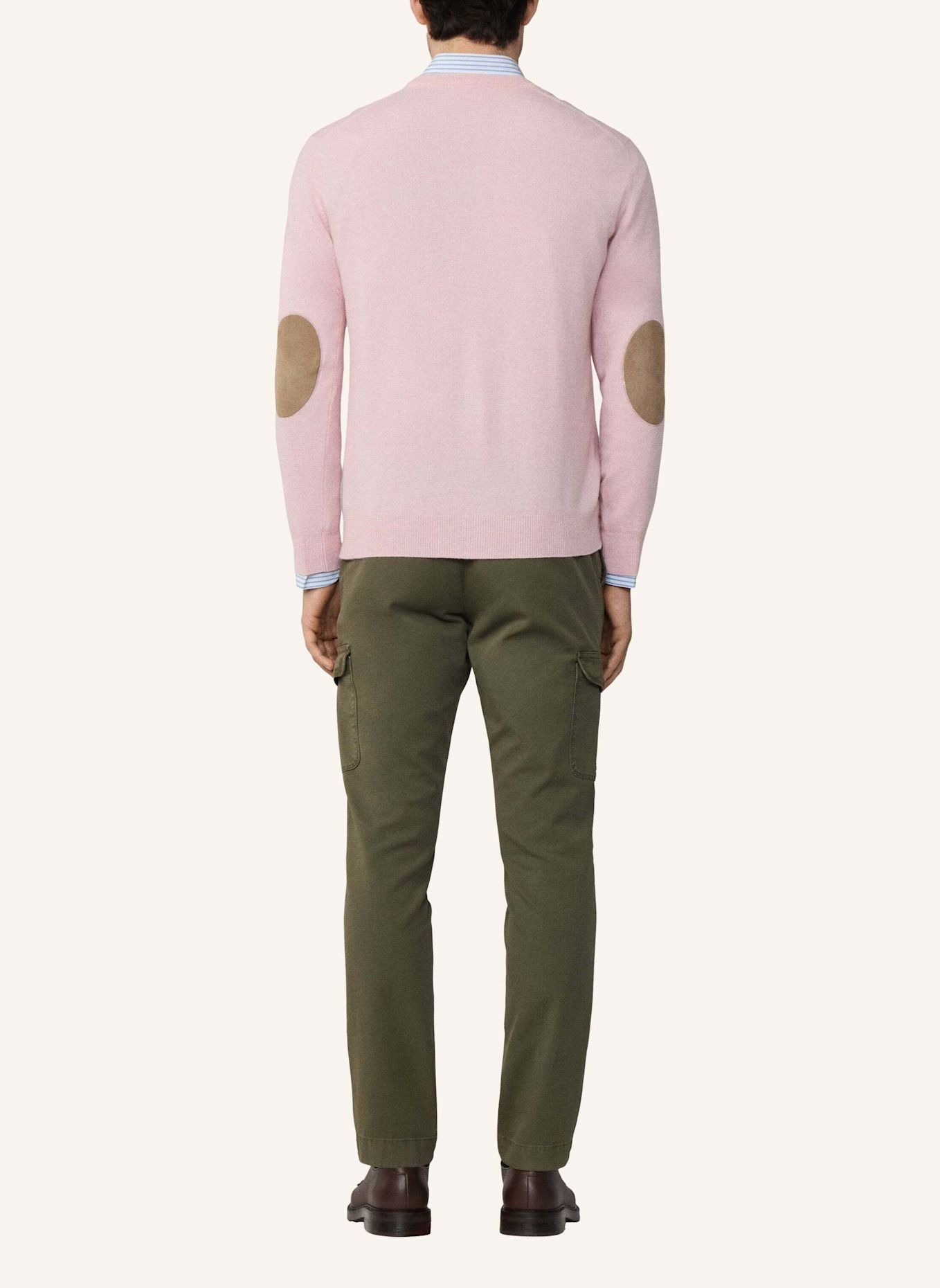 HACKETT LONDON Pullover MERINO CASH MIX V: PINK