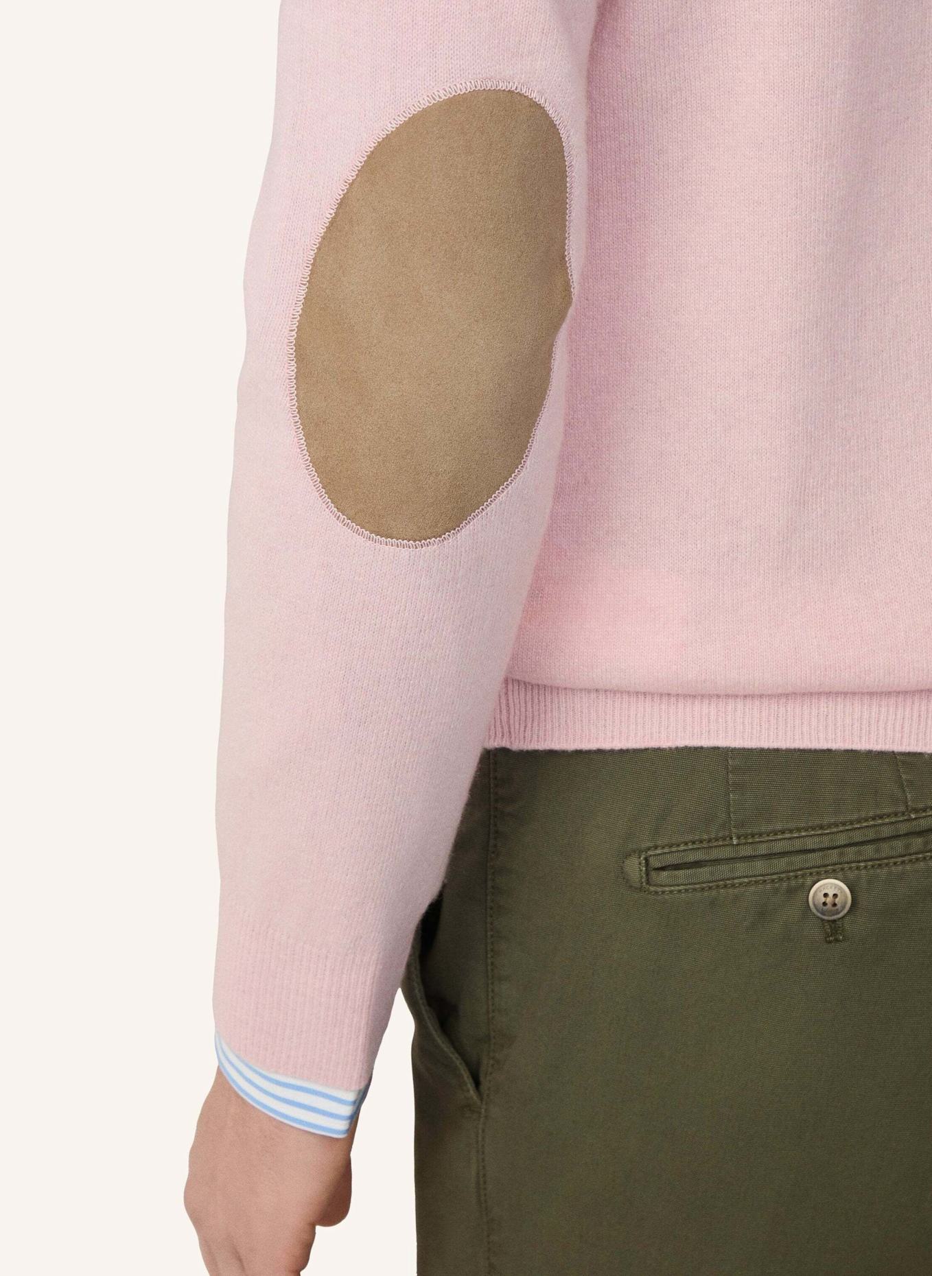 HACKETT LONDON Pullover MERINO CASH MIX V: PINK