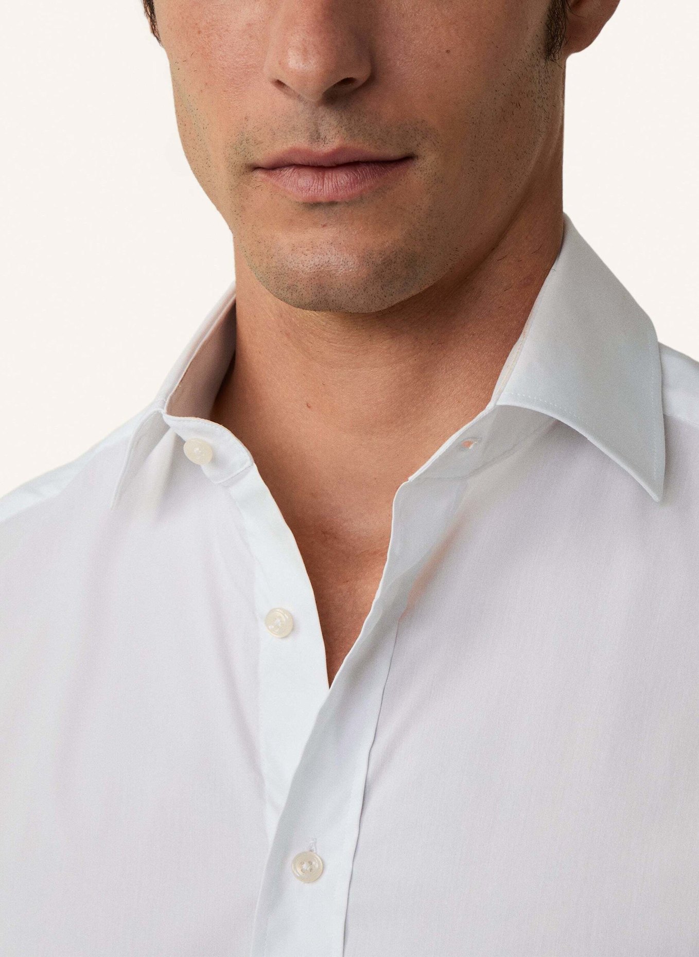 HACKETT LONDON Freizeithemd STRETCH POP DC: WEISS