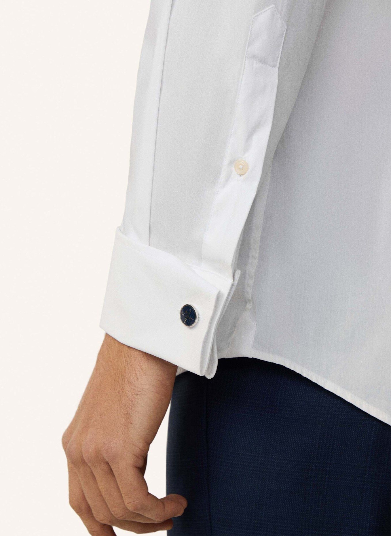 HACKETT LONDON Freizeithemd STRETCH POP DC: WEISS