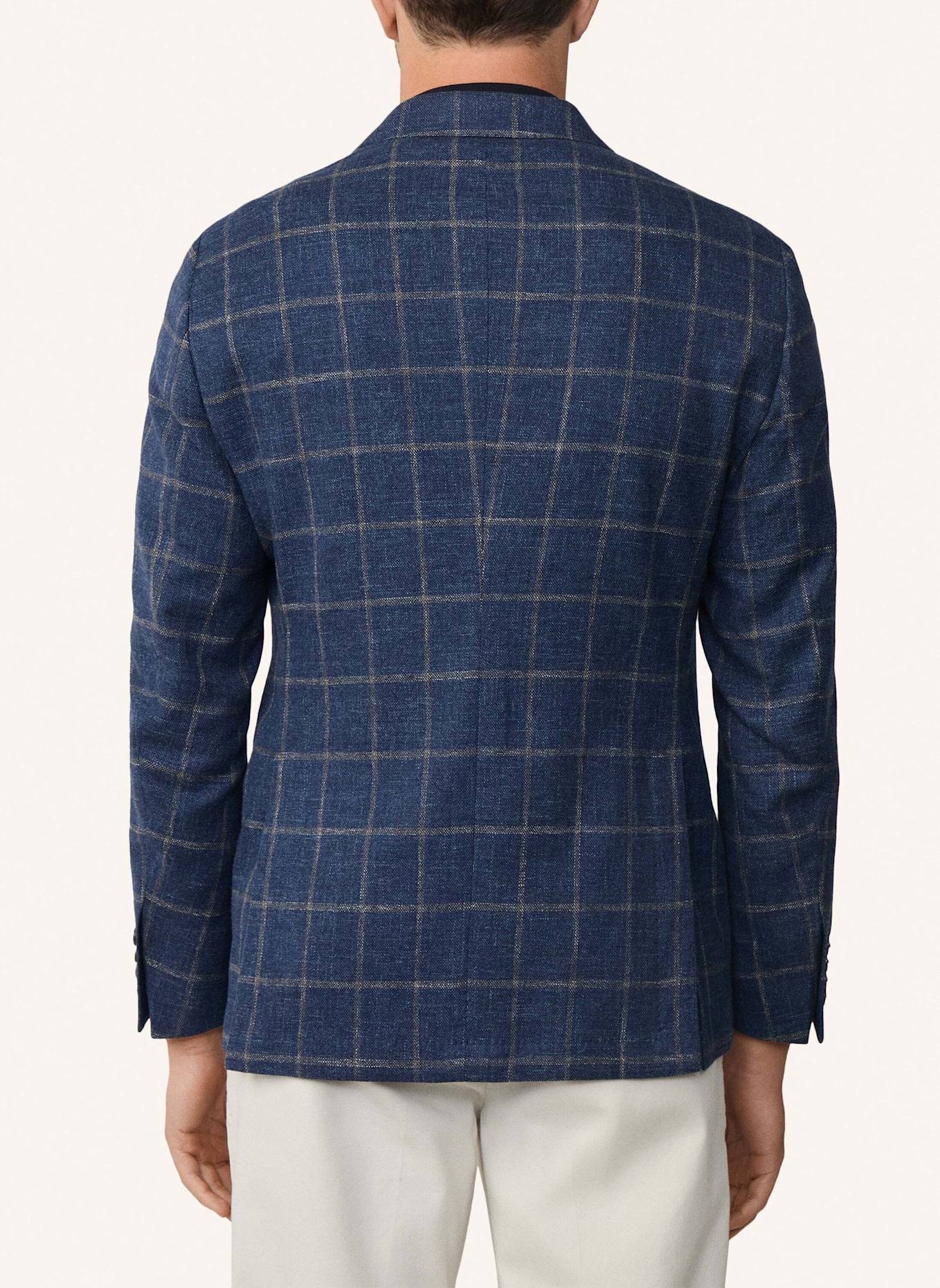 HACKETT LONDON Sakko STRETCH LIN MEL WPANE: BLAU