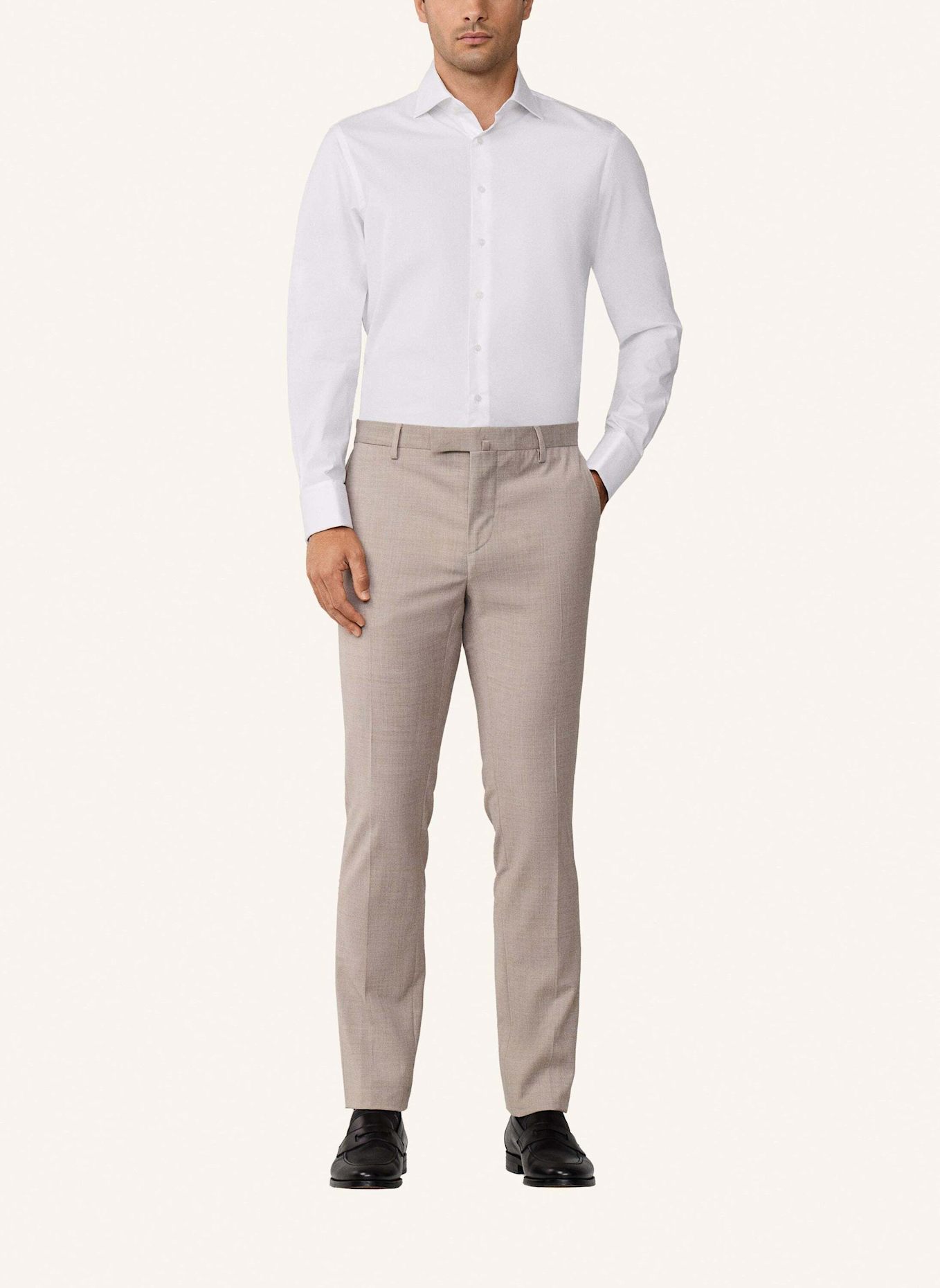 HACKETT LONDON Freizeithemd POPLIN CLASSIC DC: WEISS