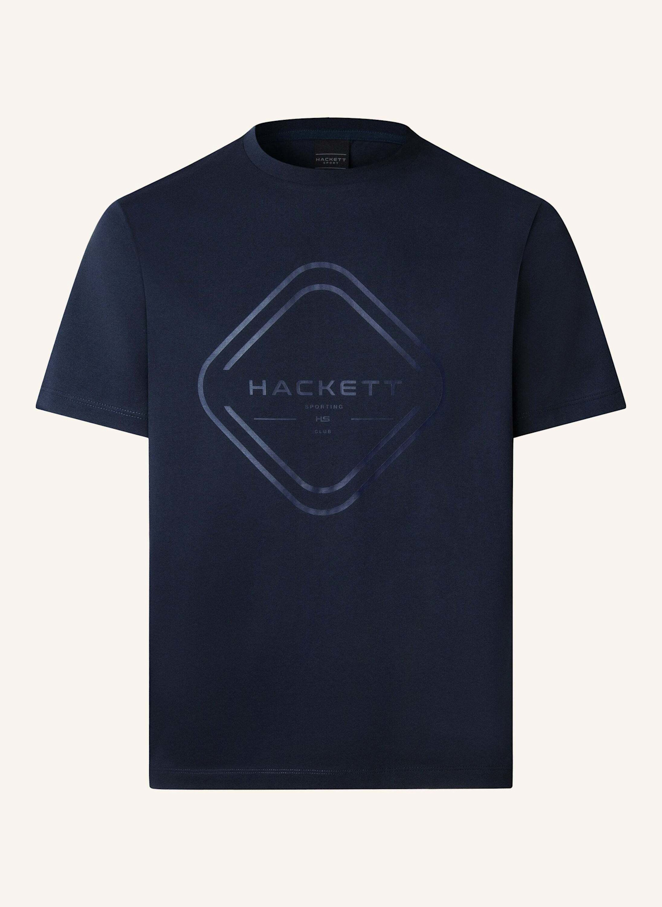 HACKETT LONDON T-Shirt HS CLUB HOUSE TEE: DUNKELBLAU