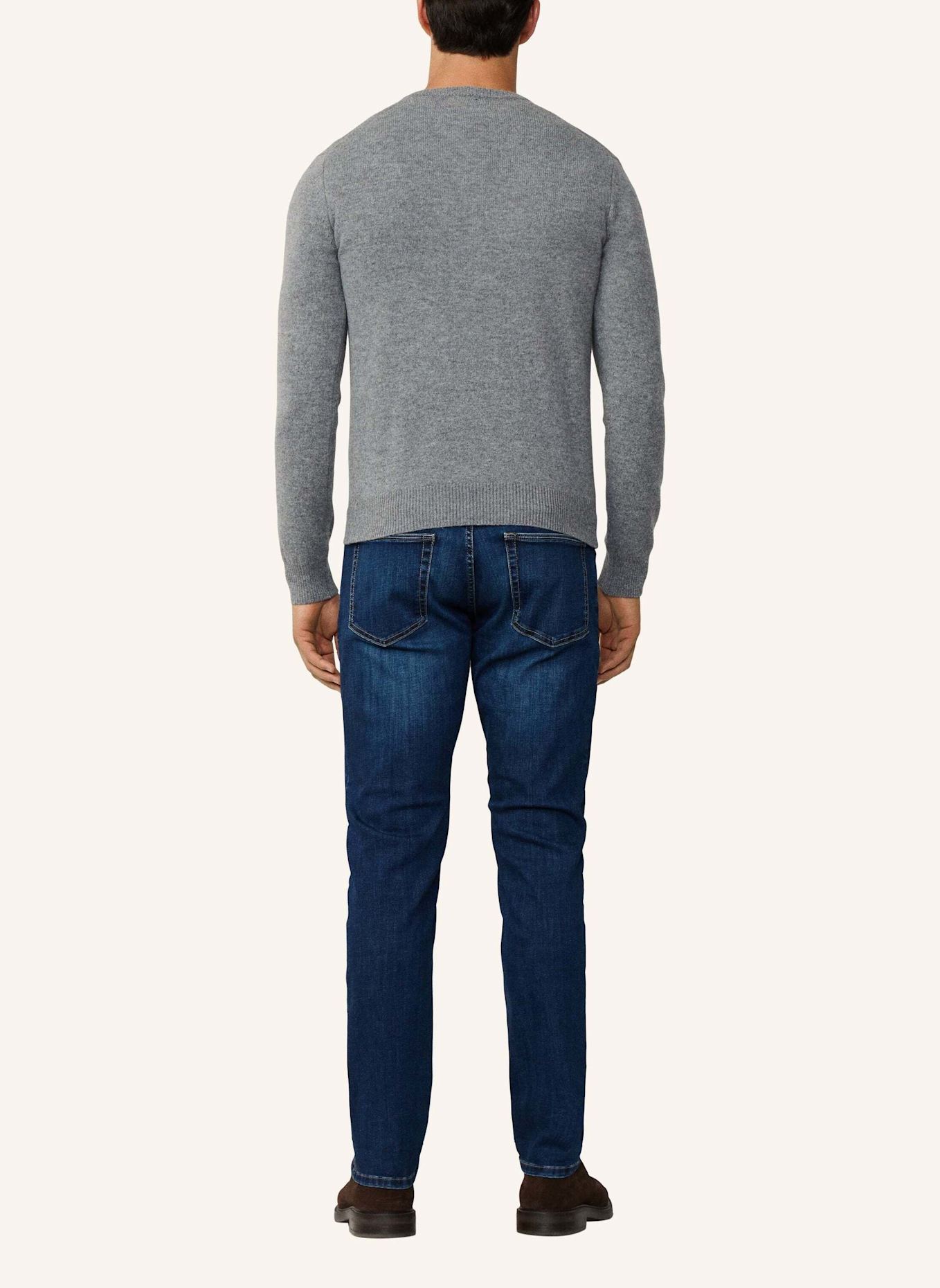 HACKETT LONDON Pullover LAMBSWOOL V NECK: GRAU