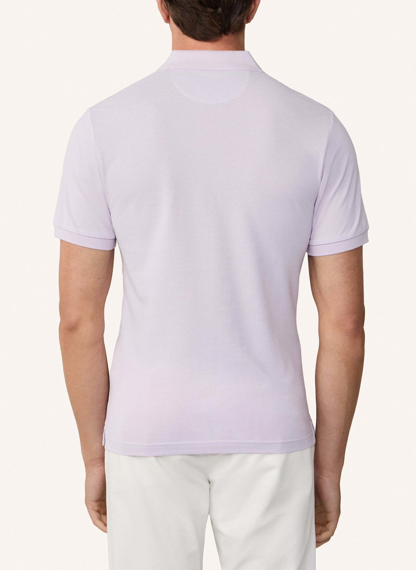 HACKETT LONDON Piqué-Poloshirt Slim Fit: LILA