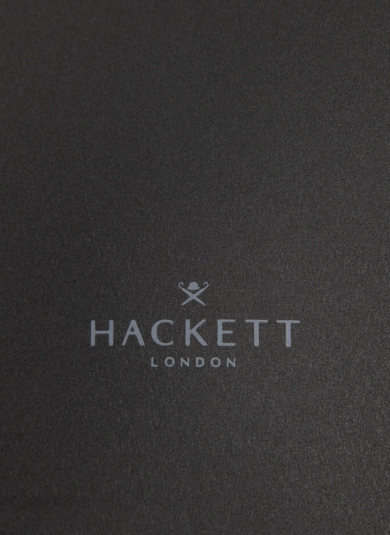 HACKETT LONDON Stockschirm PLAIN WALKING UMB: SCHWARZ
