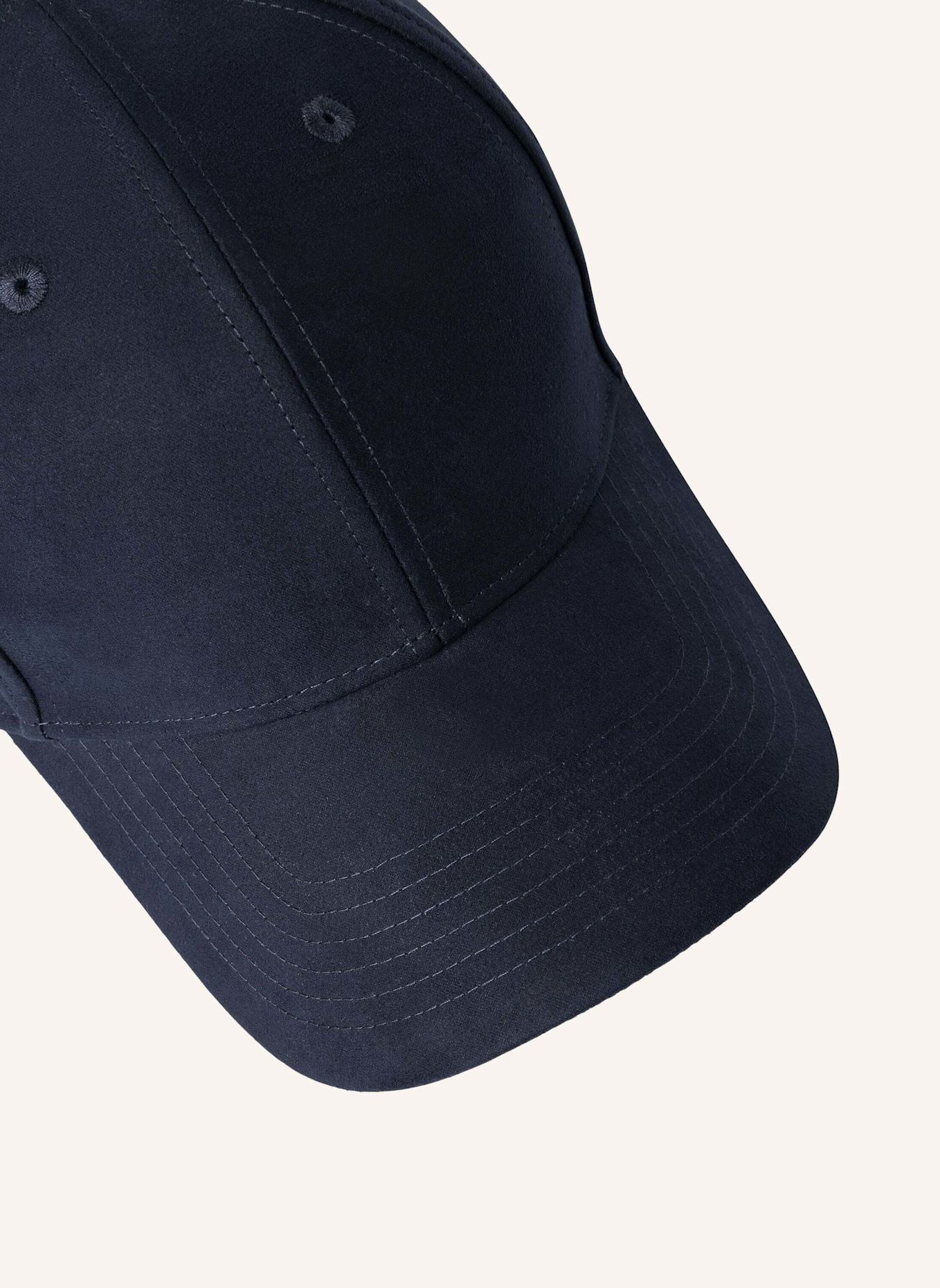 HACKETT LONDON Cap SUEDE CAP: DUNKELBLAU