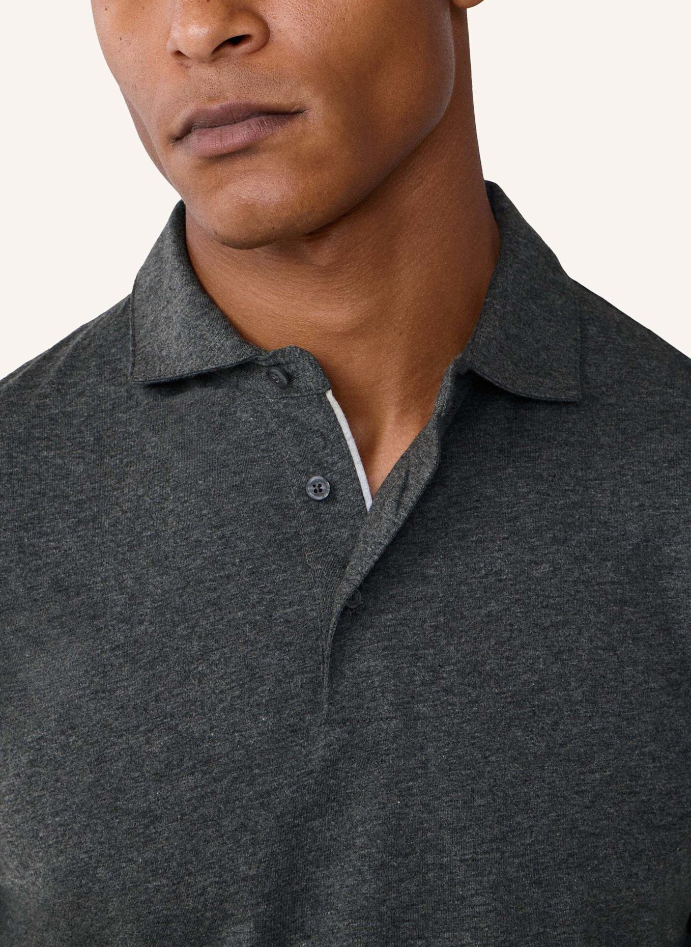 HACKETT LONDON Poloshirt PIMA COTTON POLO LS: DUNKELGRAU