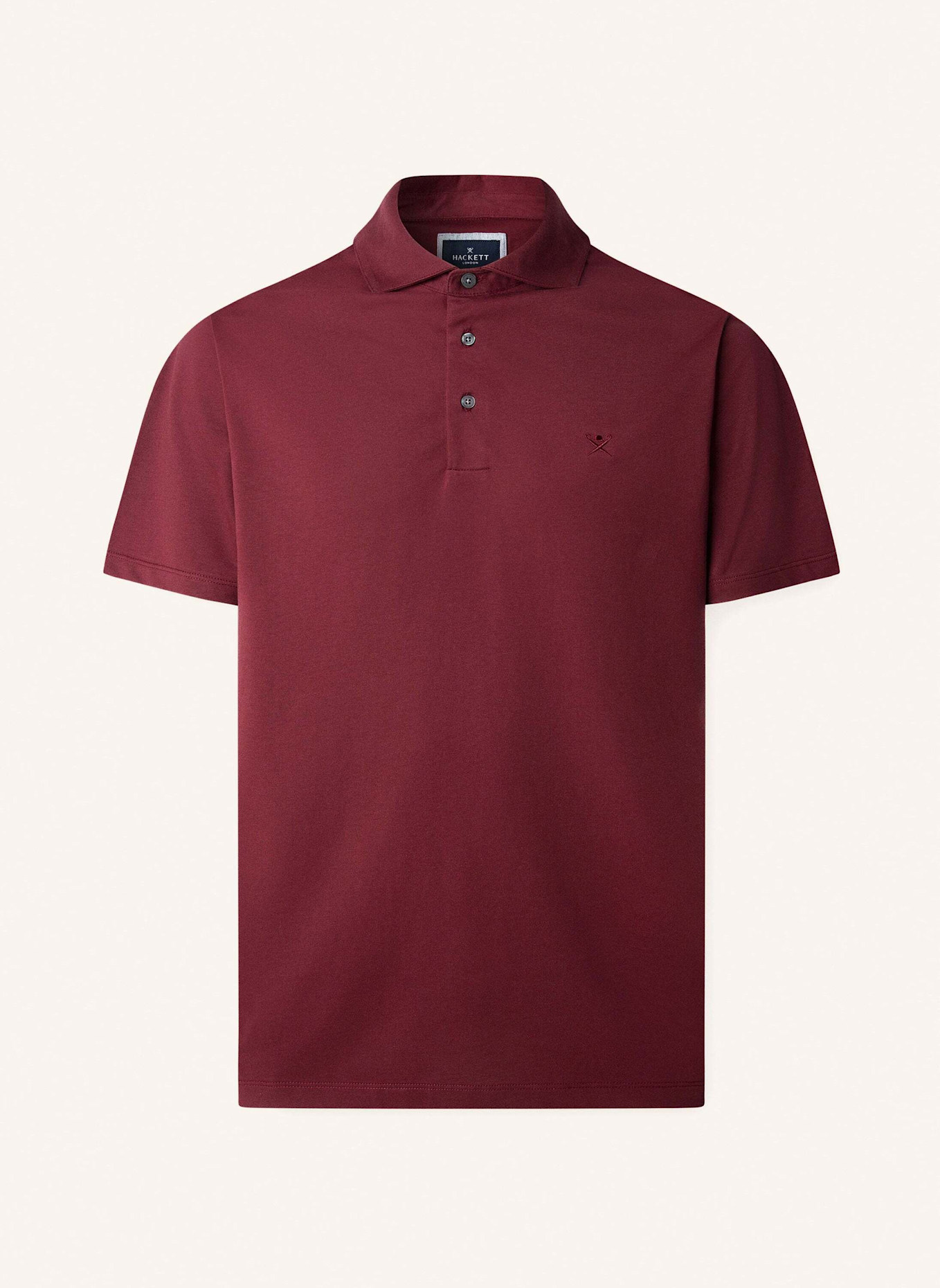 HACKETT LONDON Poloshirt PIMA COTTON POLO: DUNKELROT