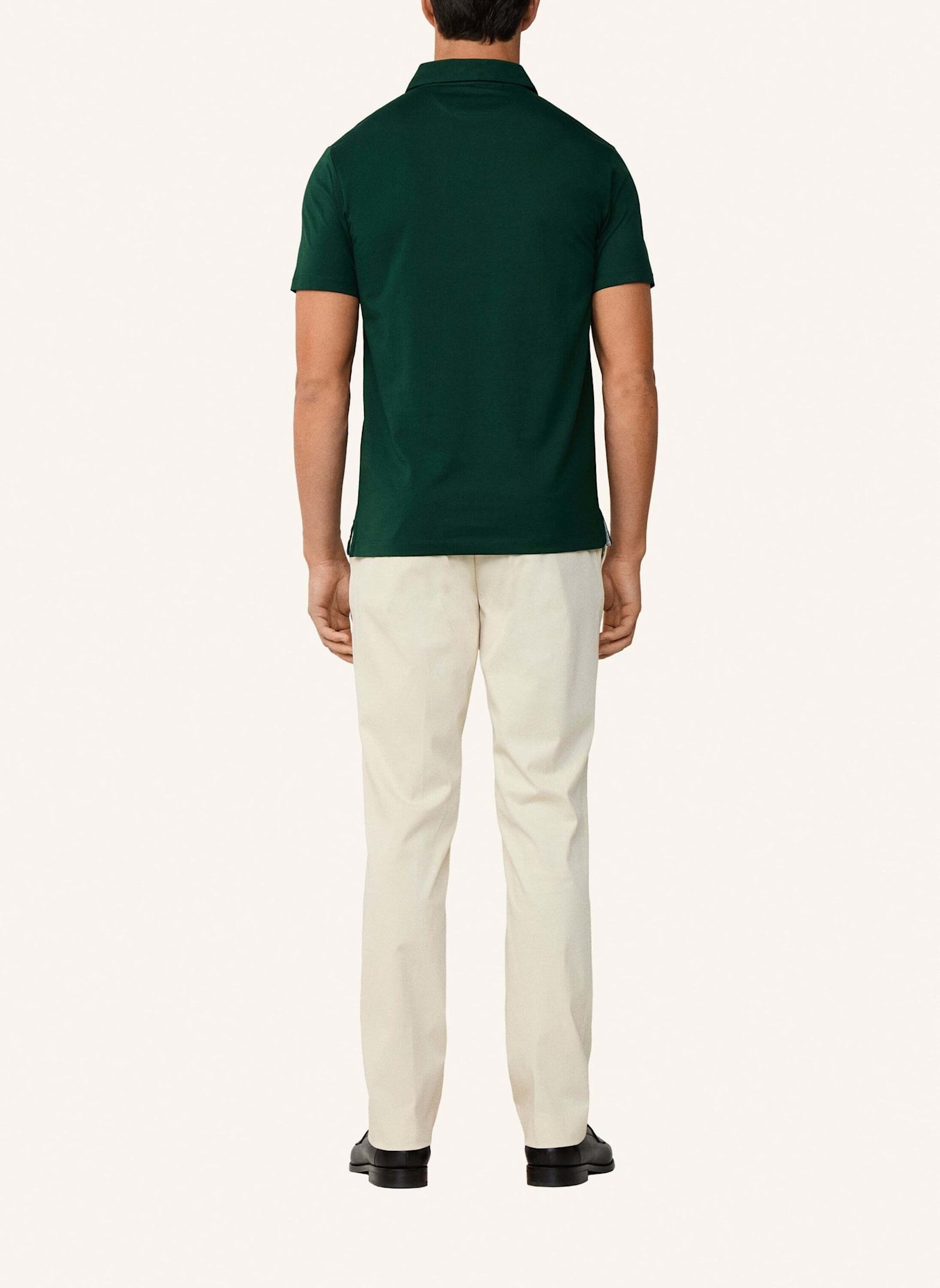 HACKETT LONDON Poloshirt PIMA COTTON POLO: DUNKELGRÜN