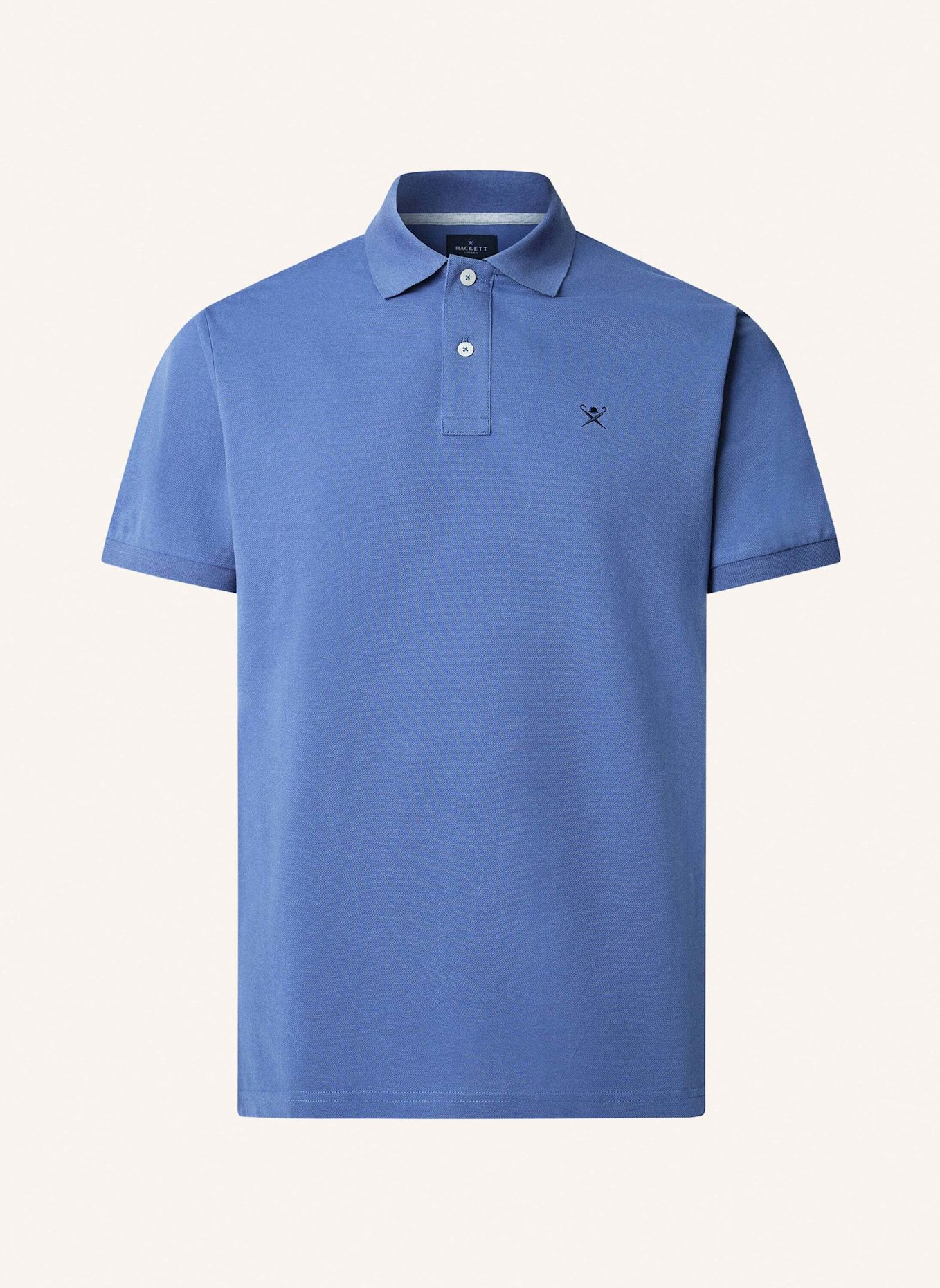 HACKETT LONDON Poloshirt SLIM FIT LOGO: BLAU