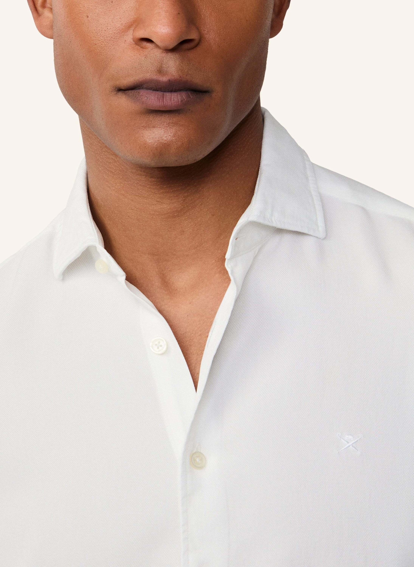 HACKETT LONDON Freizeithemd GMD TEXTURE: WEISS