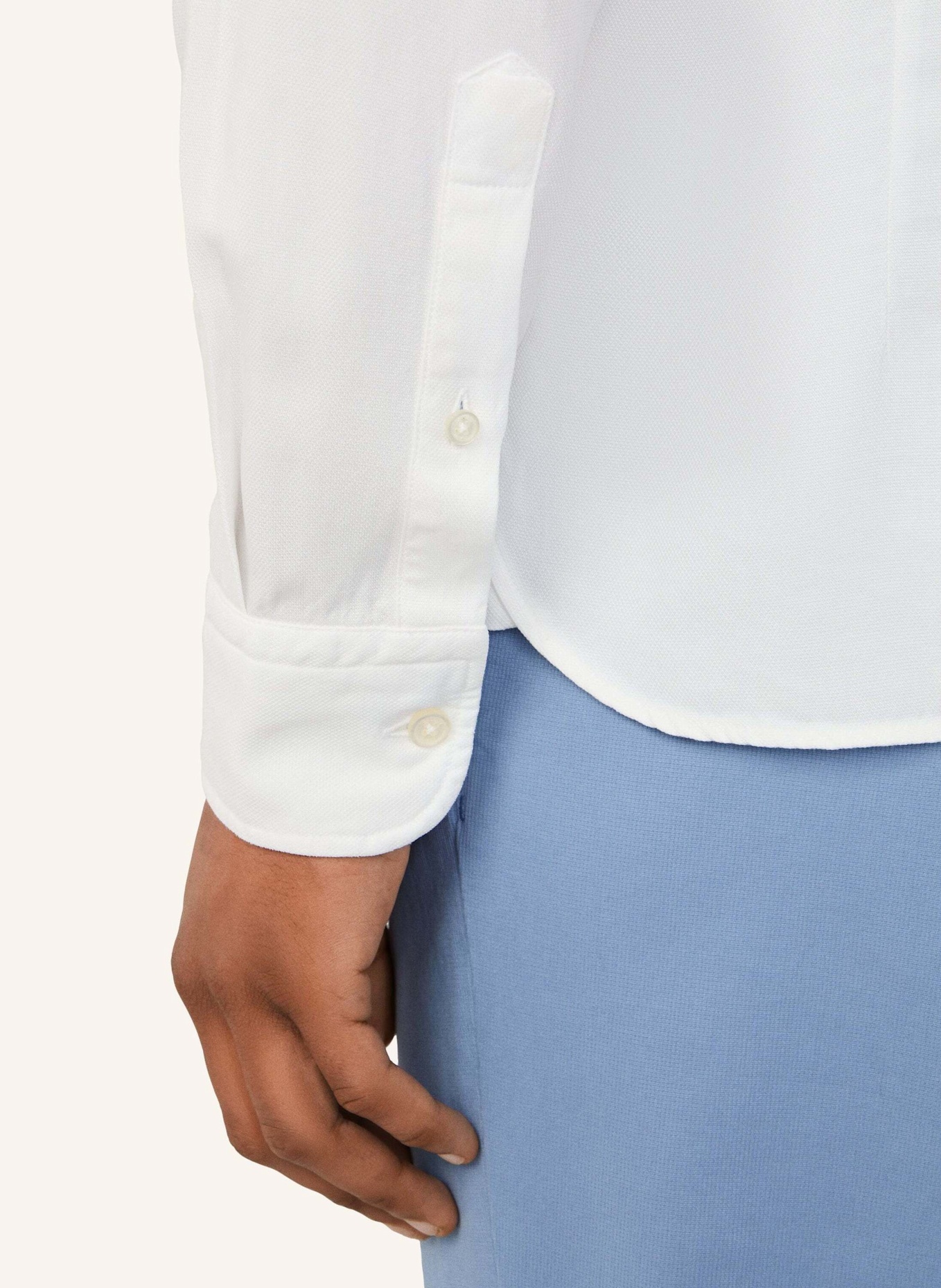 HACKETT LONDON Freizeithemd GMD TEXTURE: WEISS