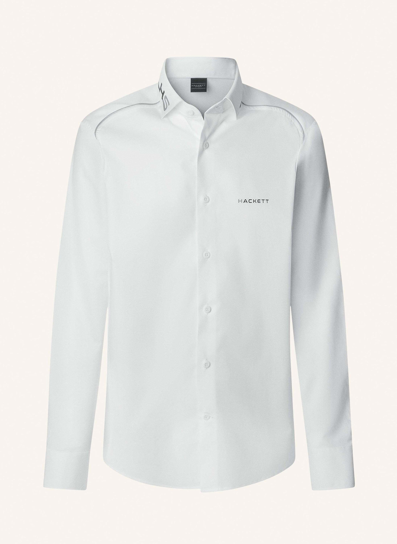 HACKETT LONDON Freizeithemd HS TEAM SHIRT: WEISS
