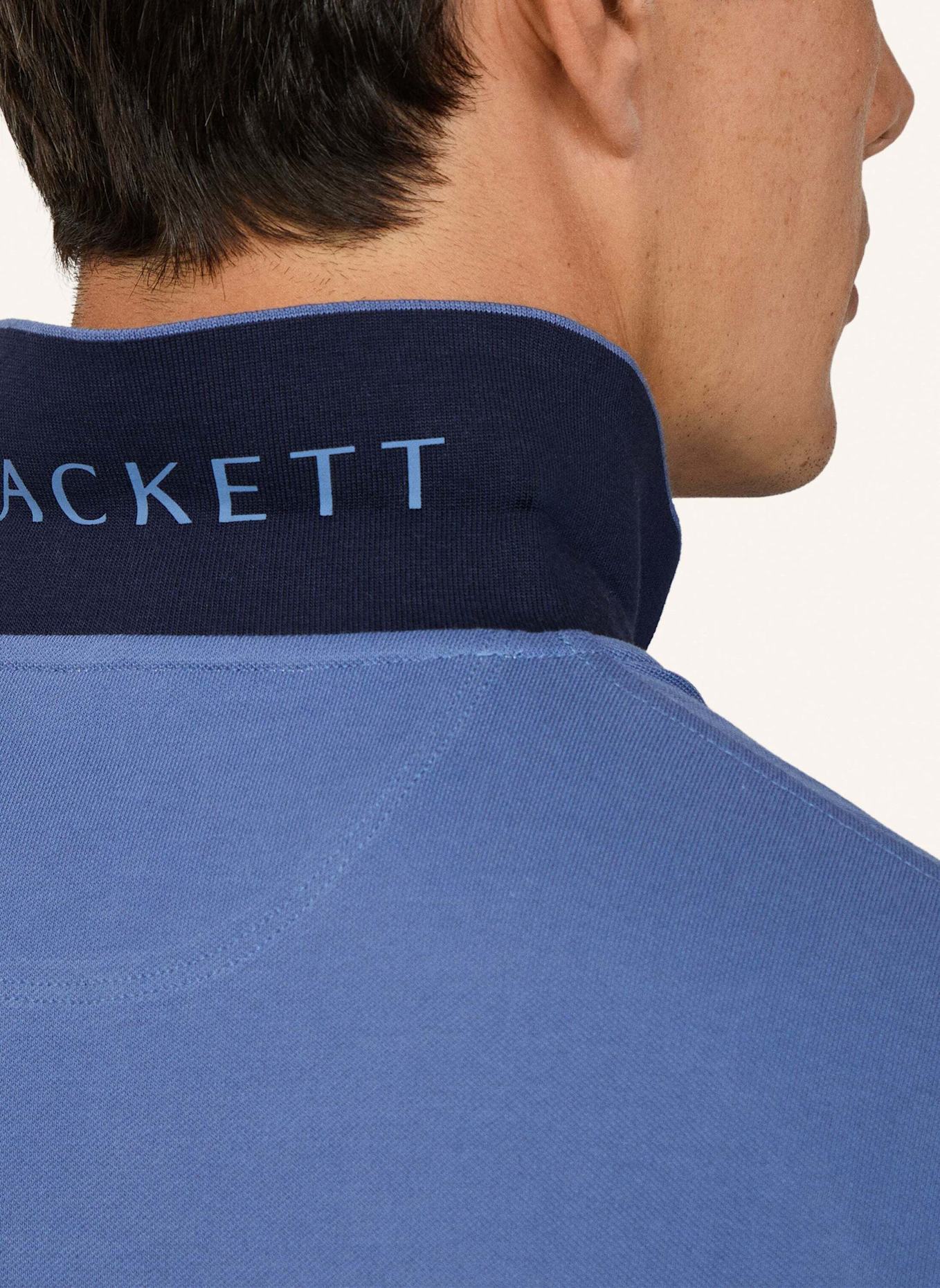 HACKETT LONDON Poloshirt SLIM FIT LOGO: BLAU