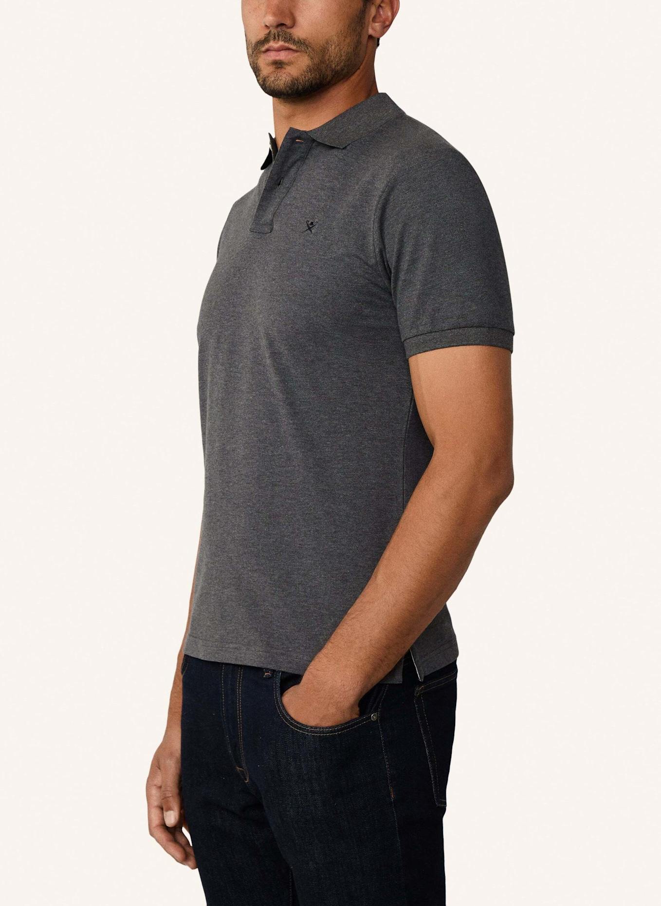 HACKETT LONDON Poloshirt SLIM FIT LOGO: DUNKELGRAU