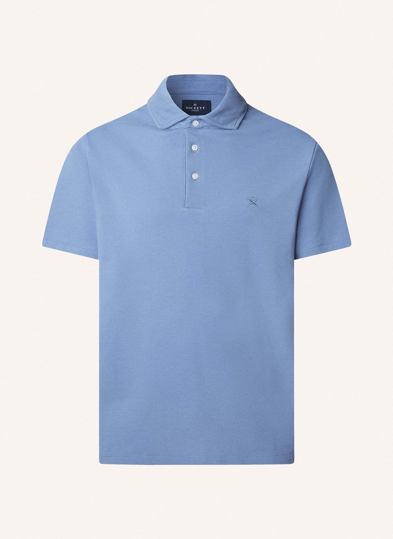 HACKETT LONDON Poloshirt SELVEDGE KNIT PLKT: BLAU