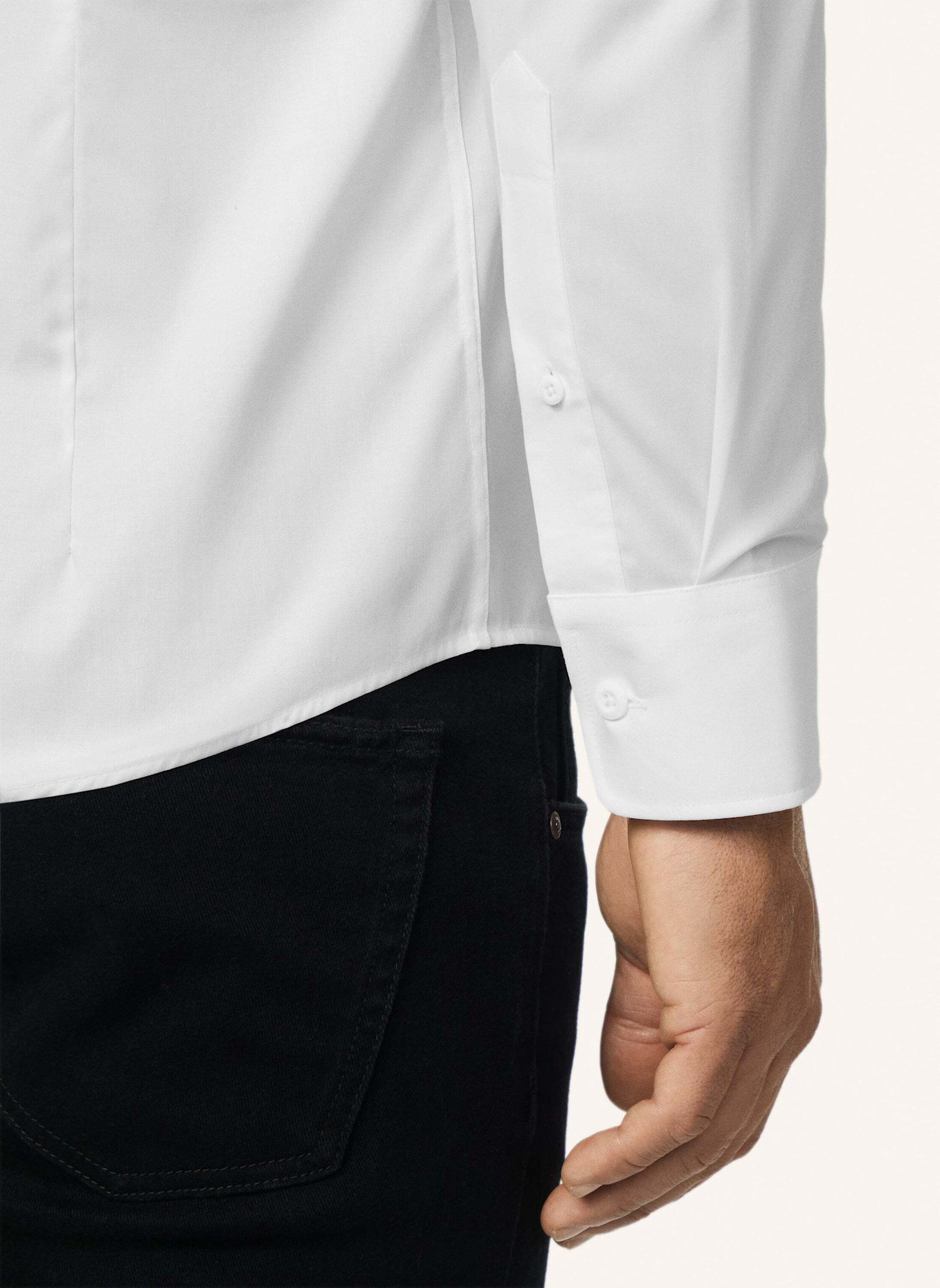 HACKETT LONDON Freizeithemd HS TEAM SHIRT: WEISS