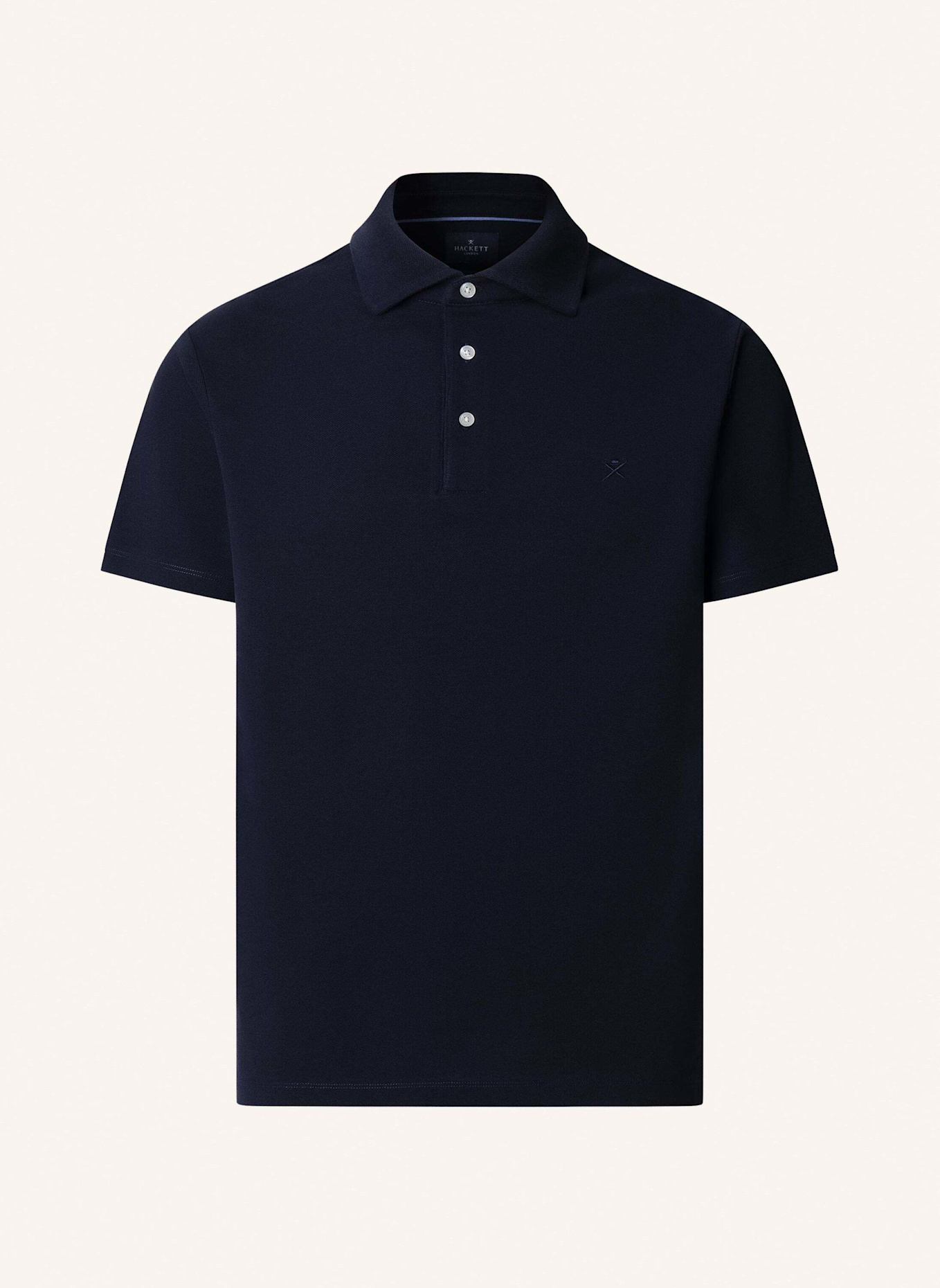 HACKETT LONDON Poloshirt SELVEDGE KNIT PLKT: DUNKELBLAU