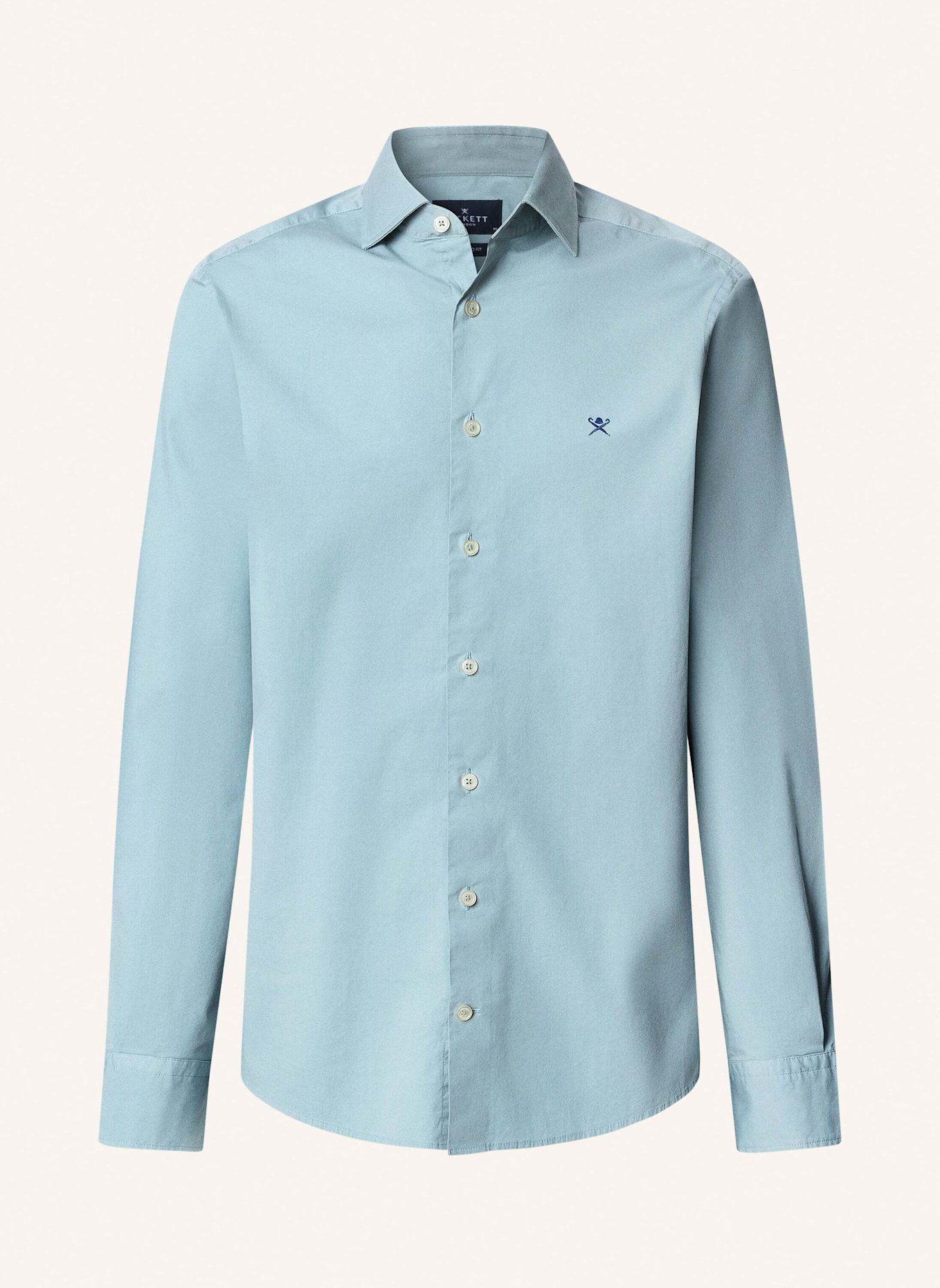 HACKETT LONDON Freizeithemd ESS GMD POPLIN: BLAU