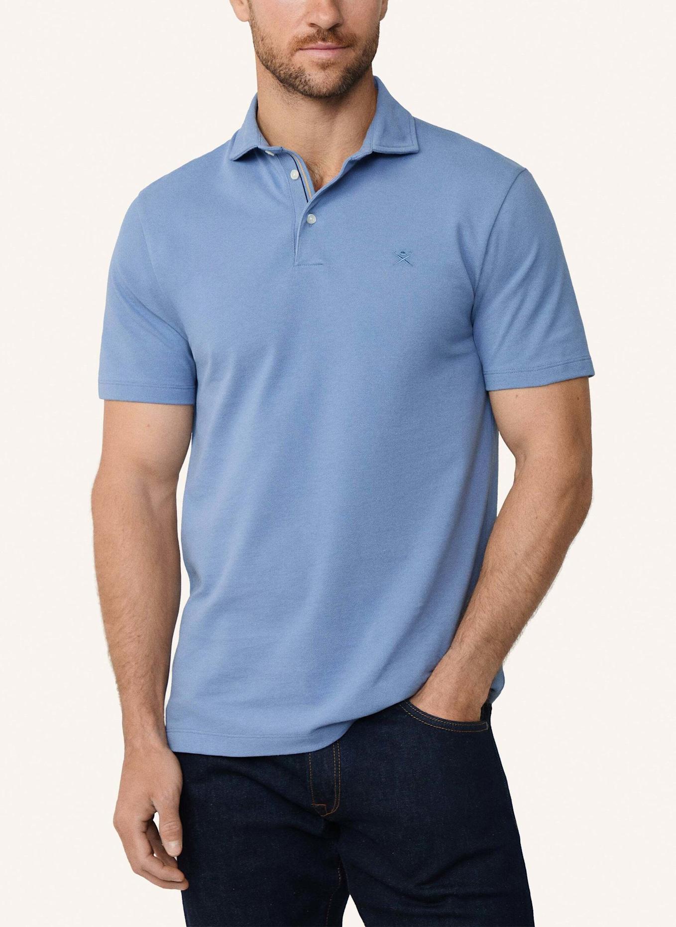 HACKETT LONDON Poloshirt SELVEDGE KNIT PLKT: BLAU