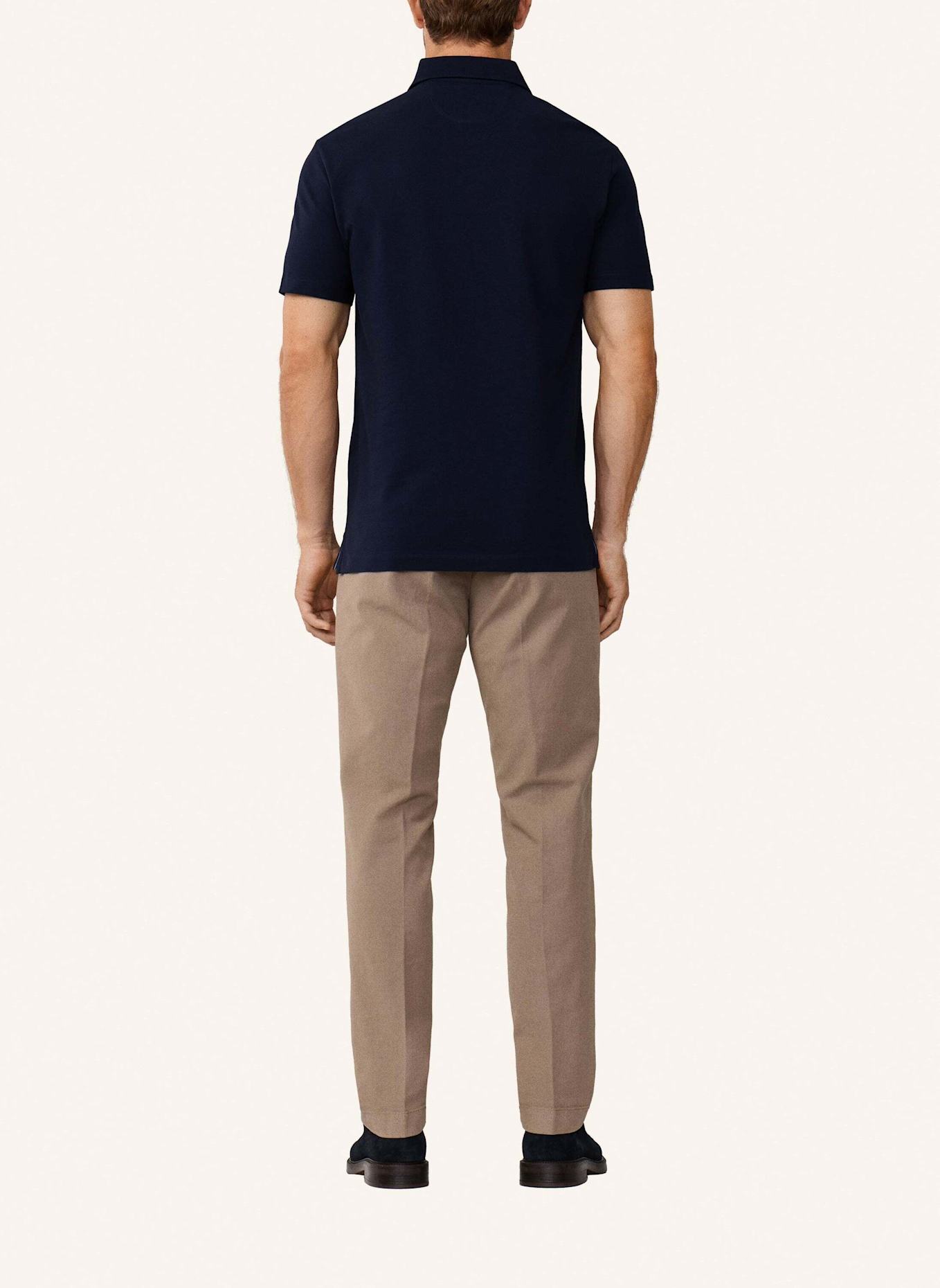 HACKETT LONDON Poloshirt SELVEDGE KNIT PLKT: DUNKELBLAU