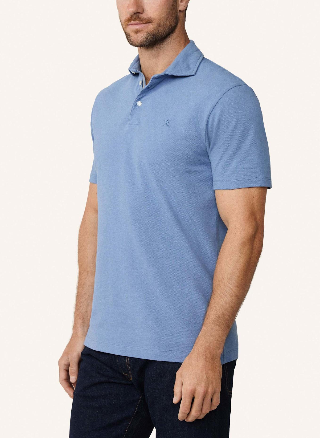 HACKETT LONDON Poloshirt SELVEDGE KNIT PLKT: BLAU