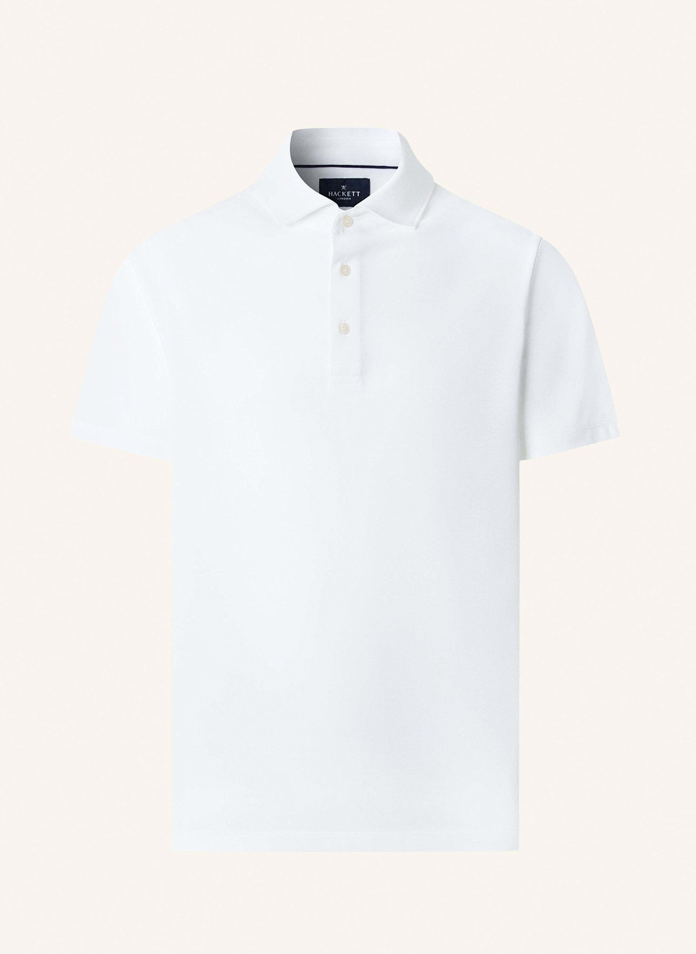 HACKETT LONDON Poloshirt MERCERISED POLO: WEISS