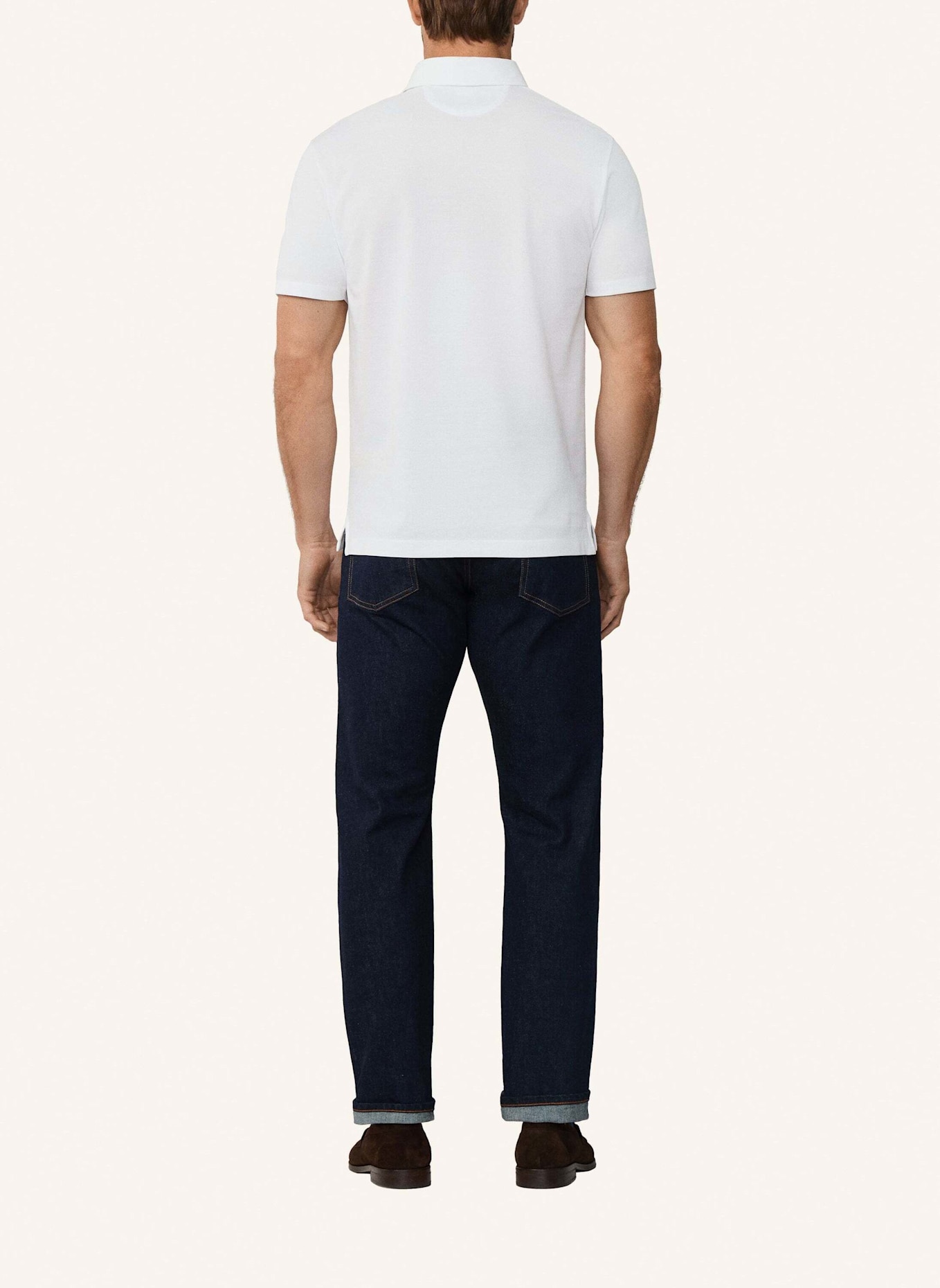 HACKETT LONDON Poloshirt MERCERISED POLO: WEISS