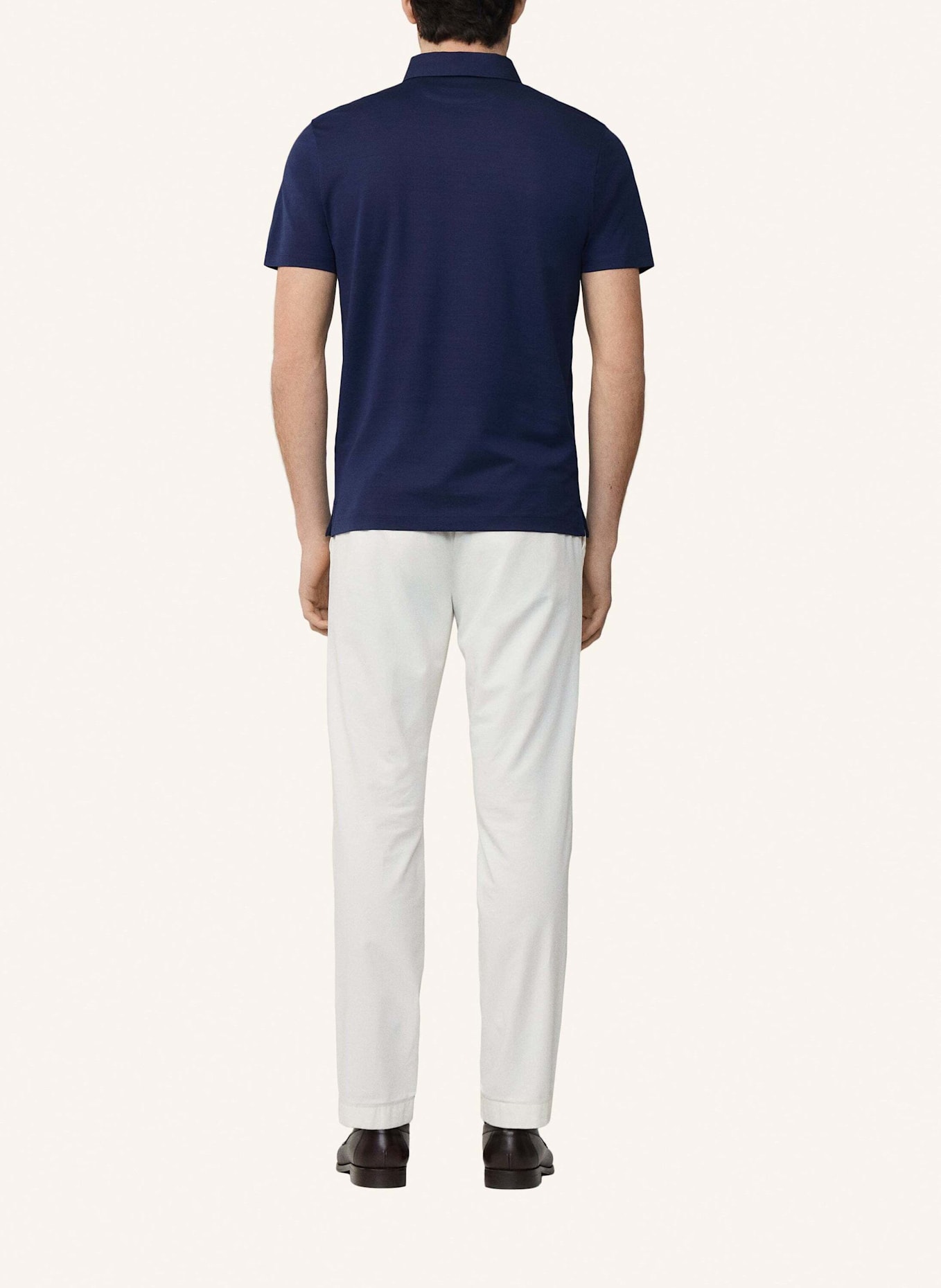 HACKETT LONDON Poloshirt MERCERISED POLO: BLAU