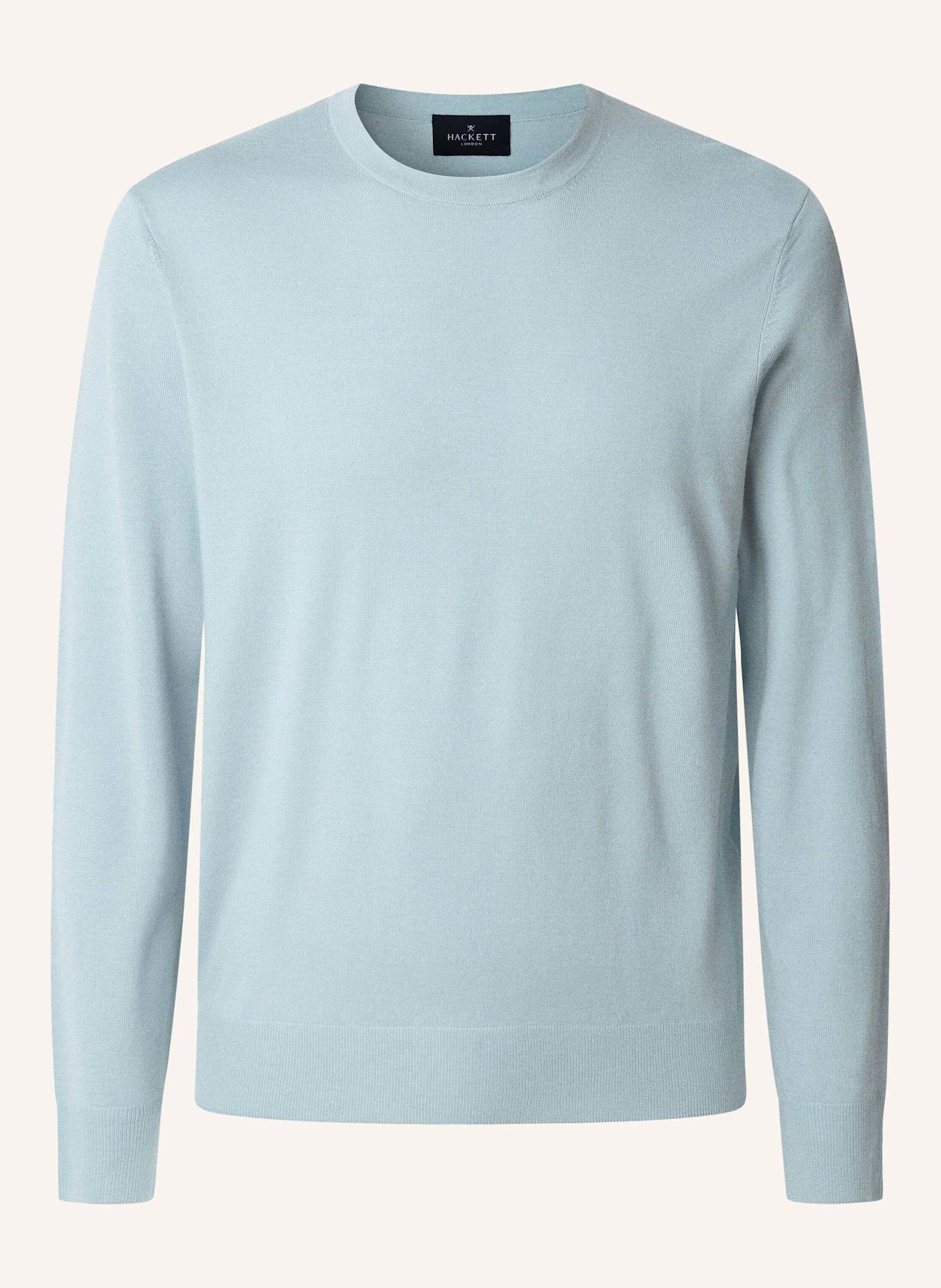 HACKETT LONDON Pullover GMD MERINO SILK CREW: BLAU