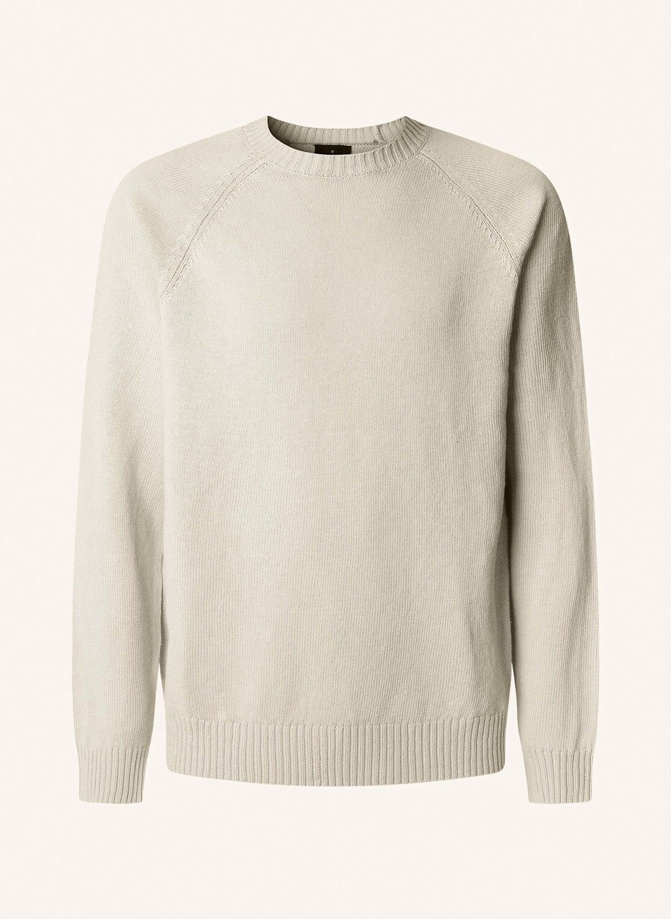 HACKETT LONDON Pullover SUMMER LIN COT CREW: BEIGE