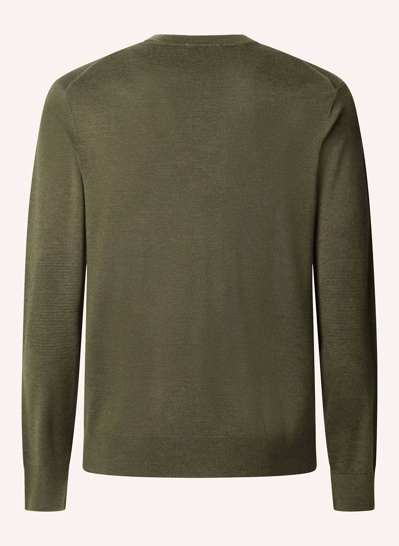 HACKETT LONDON Pullover GMD MERINO SILK CREW: GRÜN