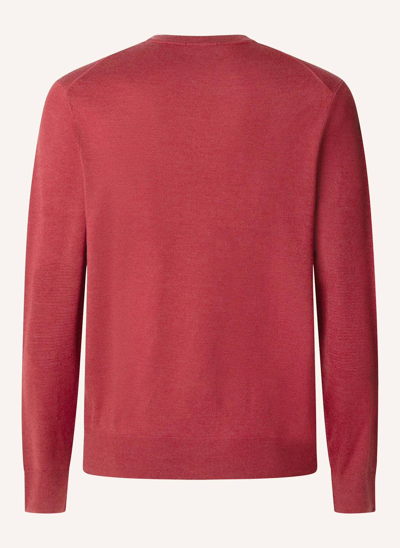 HACKETT LONDON Pullover GMD MERINO SILK CREW: ROT